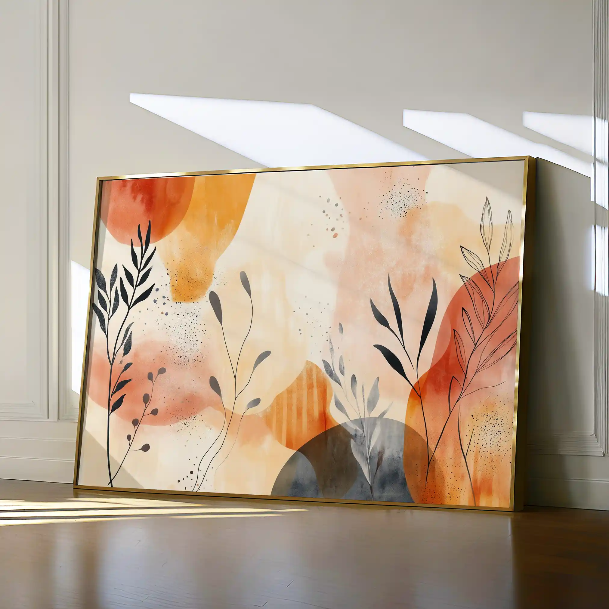 Boho 163 Canvas Art 90 x 60 cm / Stretched on hidden frame