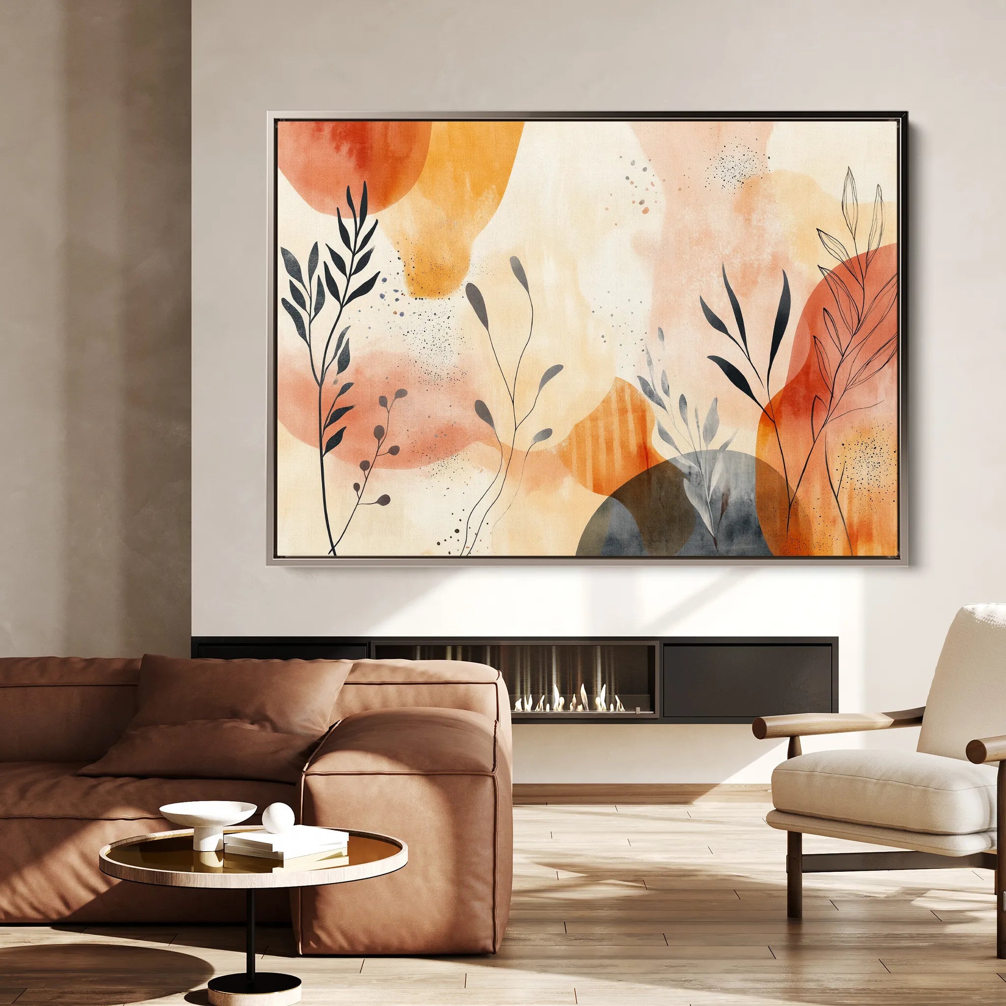 Boho Canvas Wall Art WAD163-BH 90 x 60 cm / Stretched on hidden frame