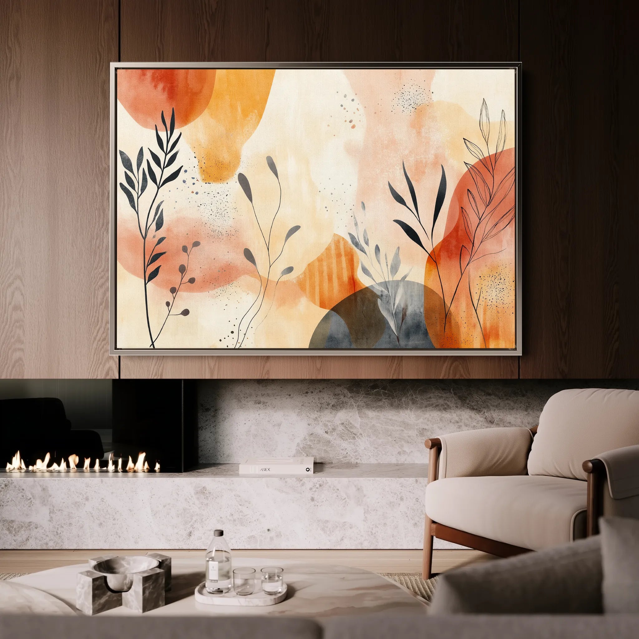 Boho Canvas Wall Art WAD163-BH 90 x 60 cm / Stretched on hidden frame