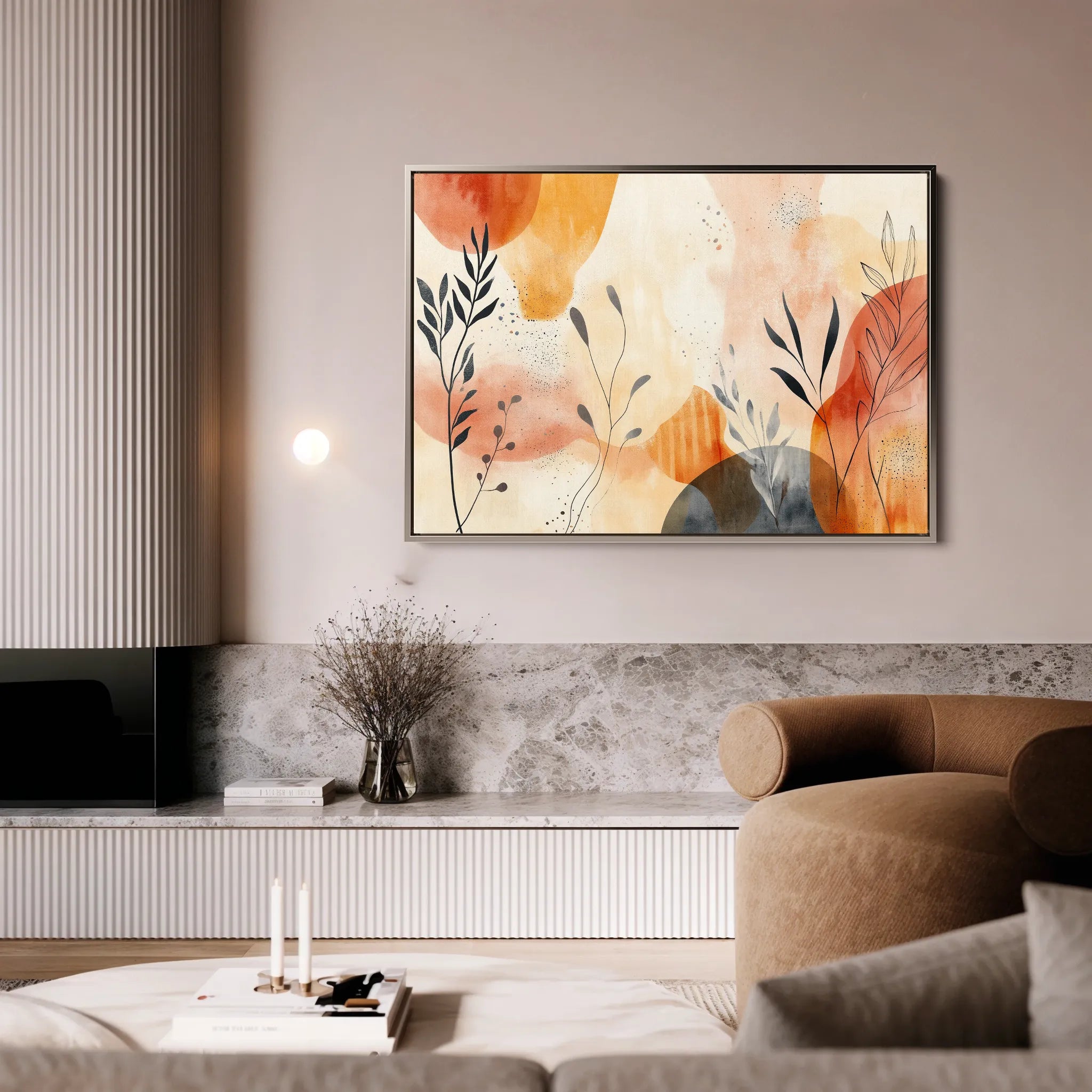 Boho Canvas Wall Art WAD163-BH 90 x 60 cm / Stretched on hidden frame