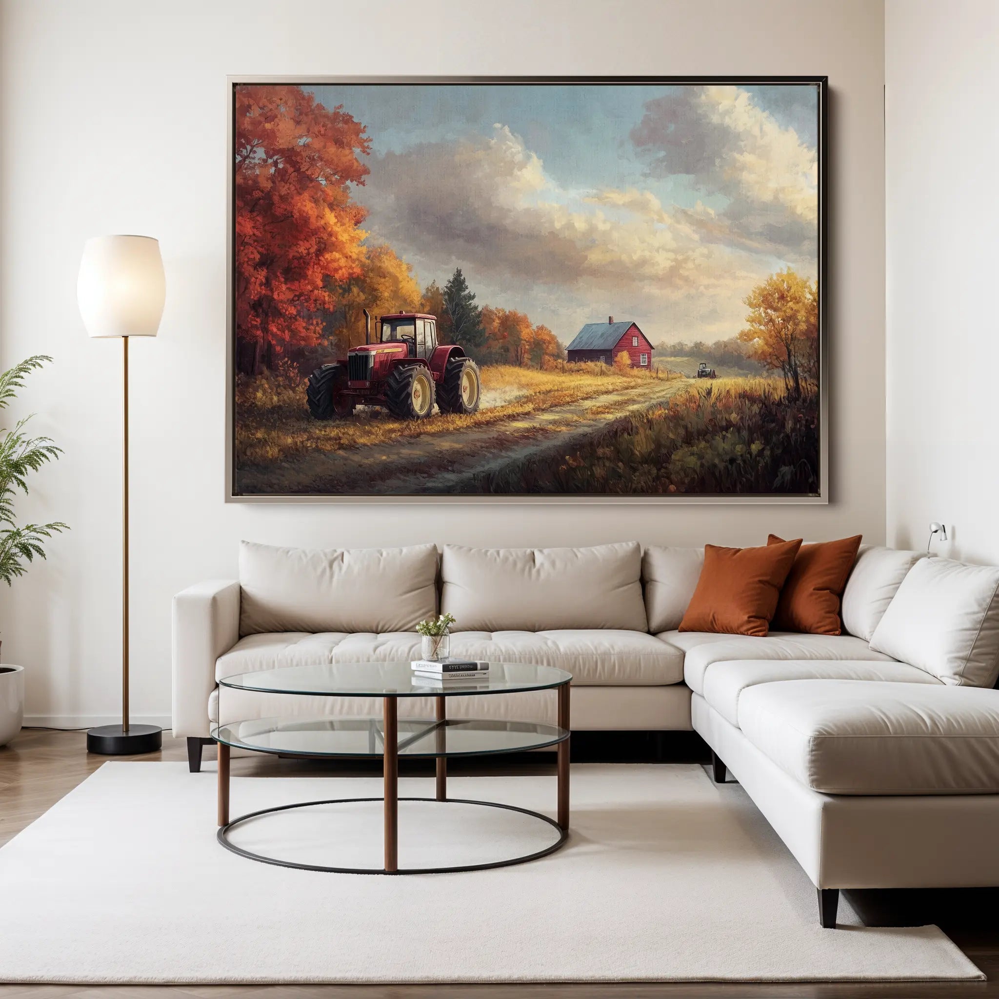 Landscape Canvas Wall Art WAD163-L 90 x 60 cm / Stretched on hidden frame