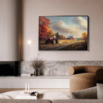 Landscape 163 Canvas Art 90 x 60 cm / Stretched on hidden frame