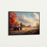 Landscape 163 Canvas Art 90 x 60 cm / Stretched on hidden frame