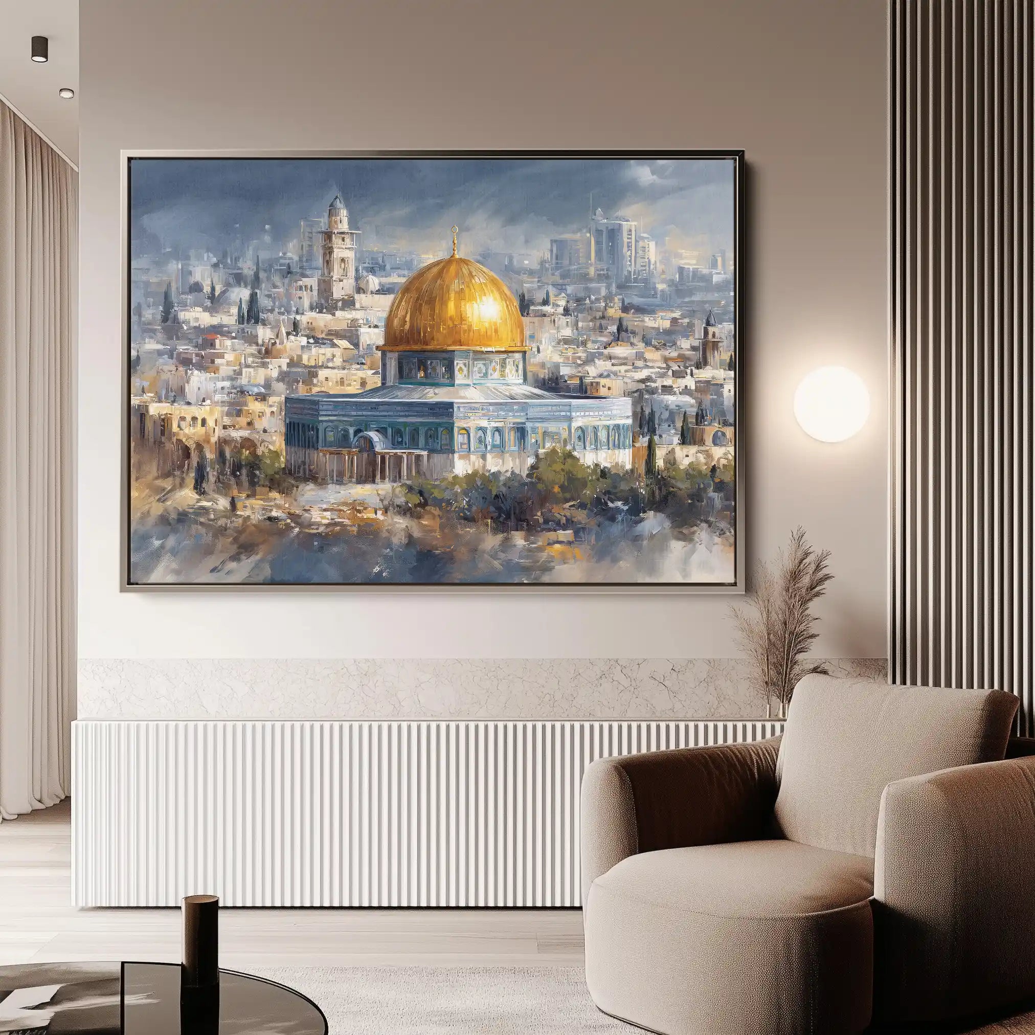 Palestine 163 Canvas Art 60 x 40 cm / Stretched on hidden frame