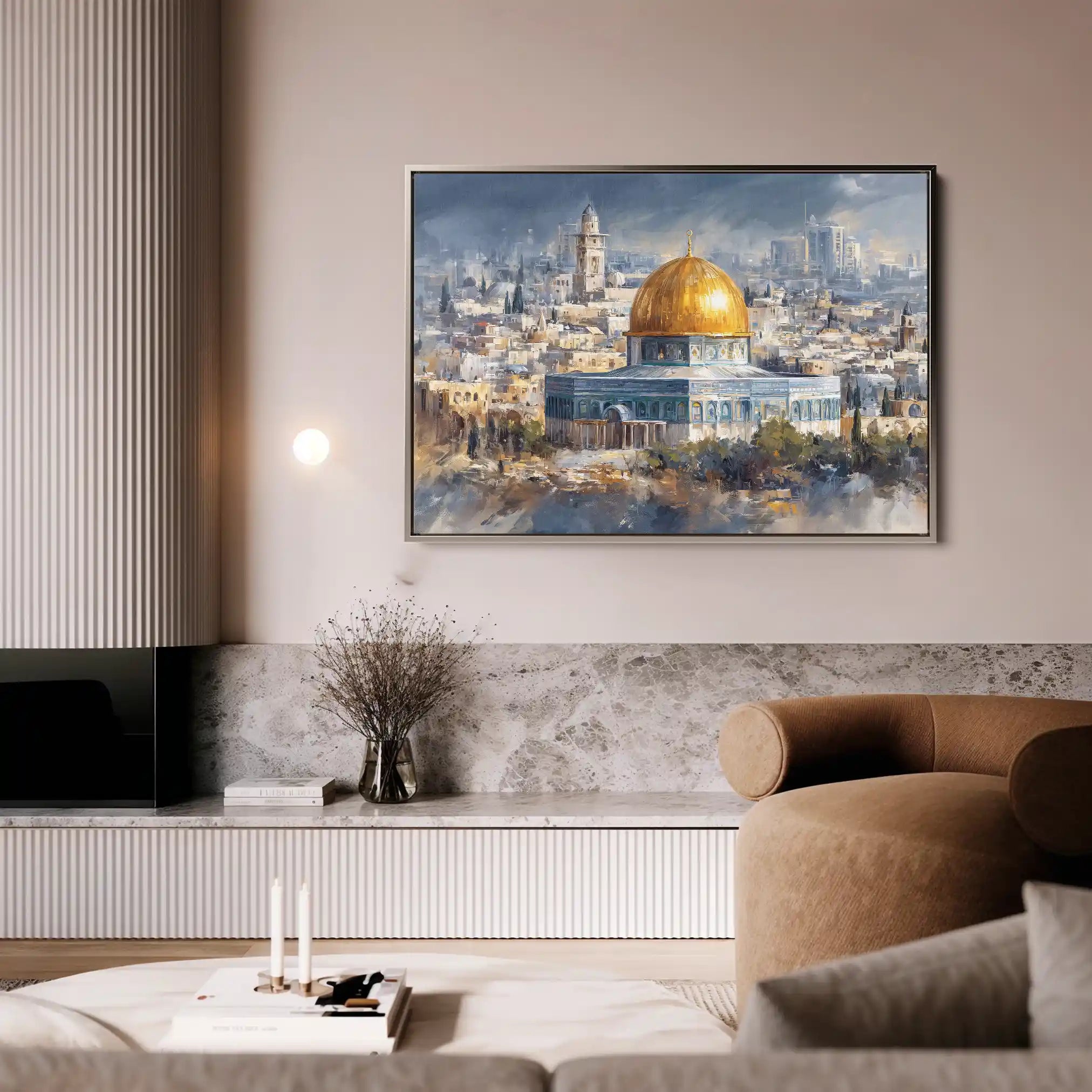 Palestine 163 Canvas Art 60 x 40 cm / Stretched on hidden frame