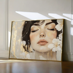 Portrait 163 Canvas Art 90 x 60 cm / Stretched on hidden frame