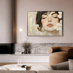 Portrait 163 Canvas Art 90 x 60 cm / Stretched on hidden frame