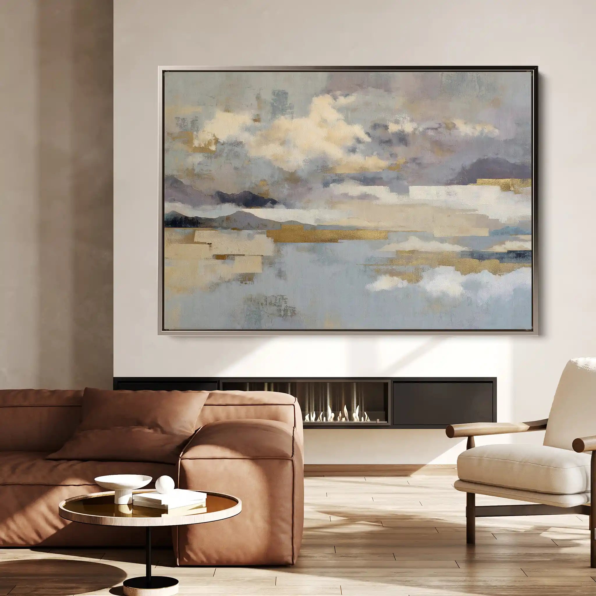 Abstract 1630 Canvas Art 60 x 40 cm / Stretched on hidden frame