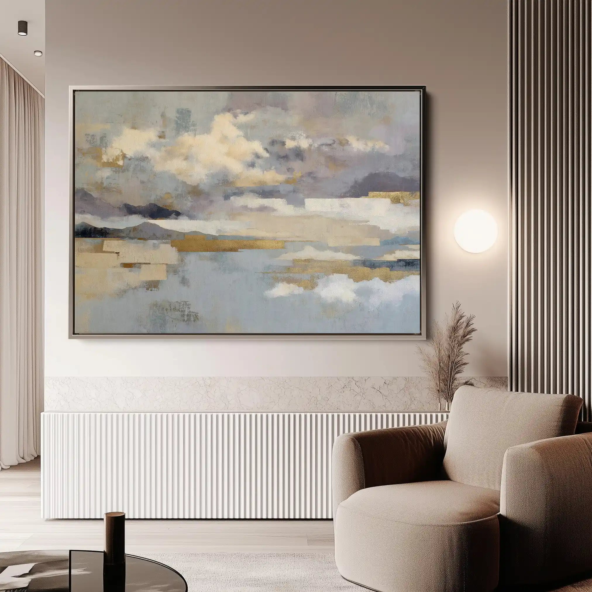 Abstract 1630 Canvas Art 60 x 40 cm / Stretched on hidden frame