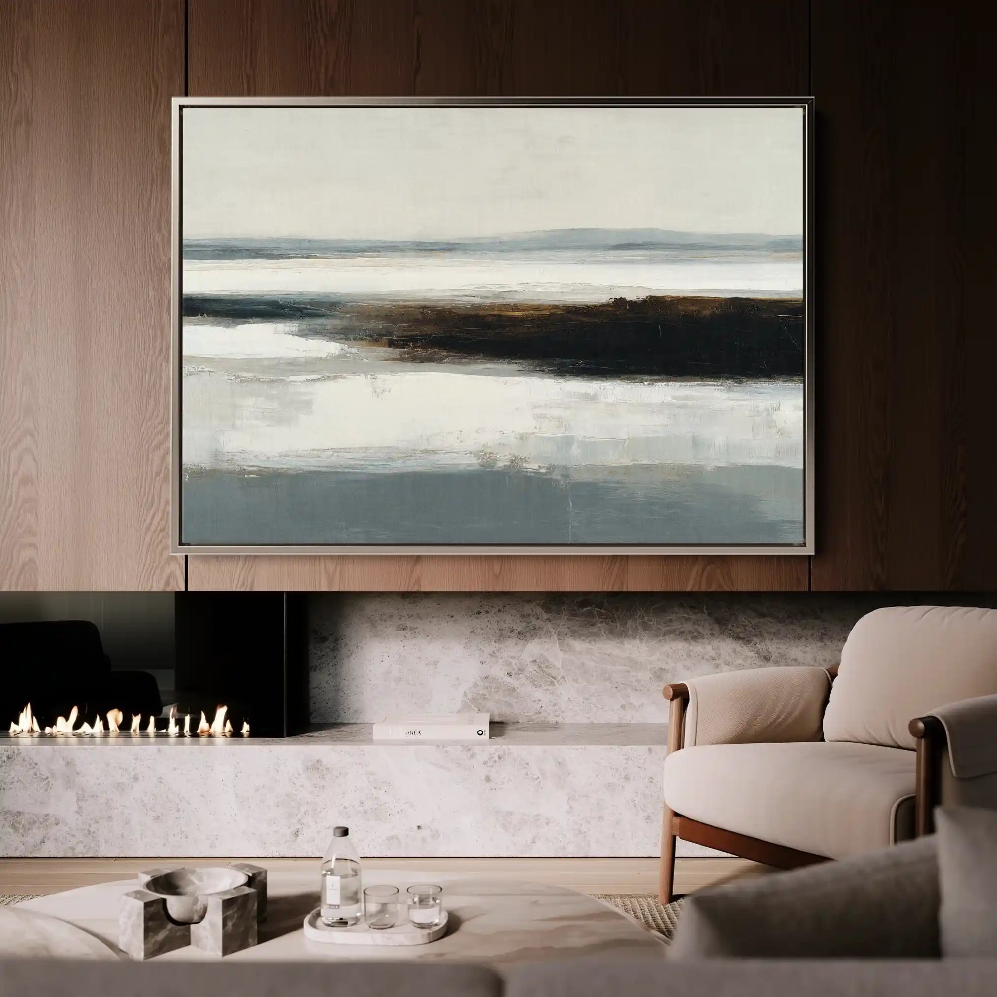 Abstract 1631 Canvas Art 60 x 40 cm / Stretched on hidden frame