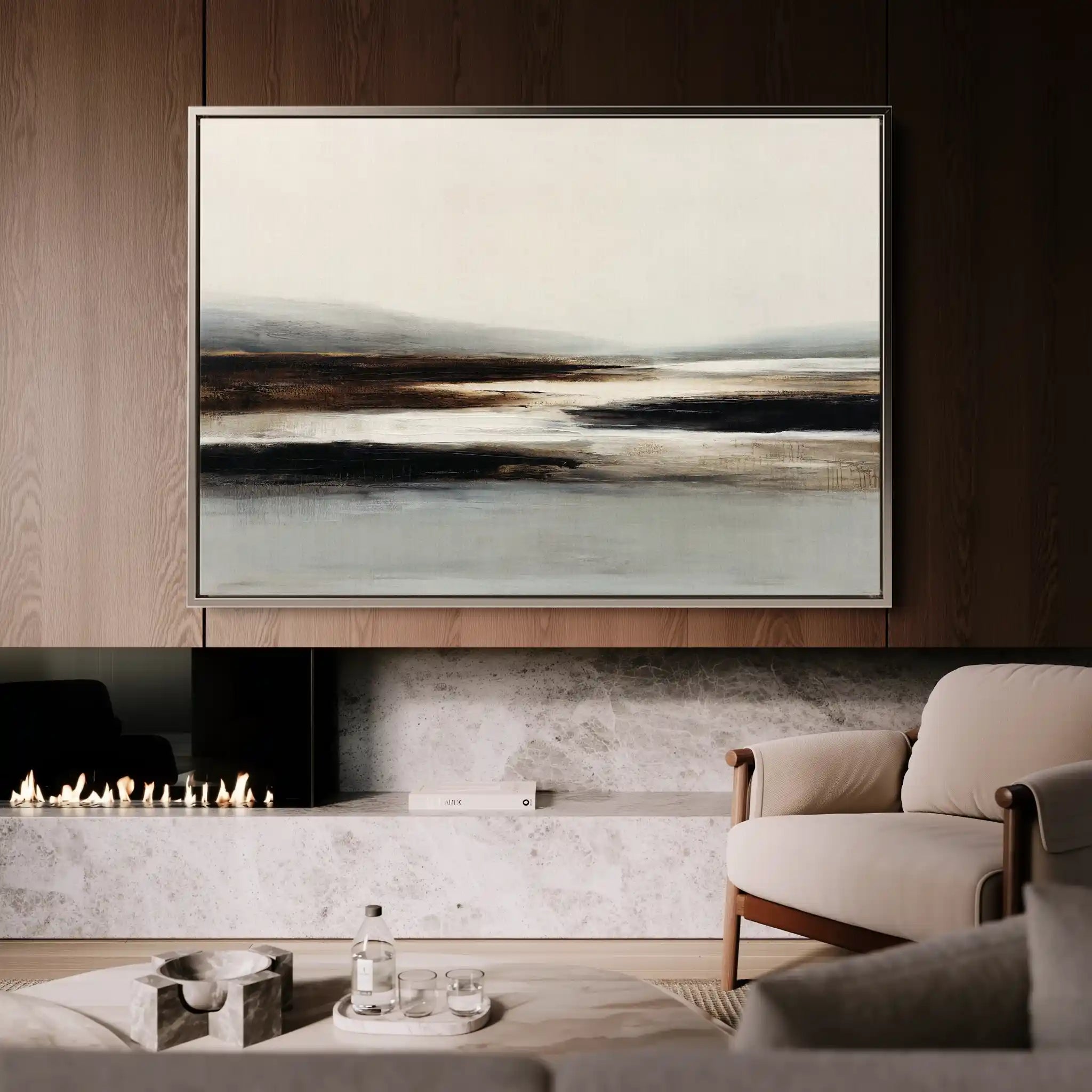 Abstract 1632 Canvas Art 60 x 40 cm / Stretched on hidden frame