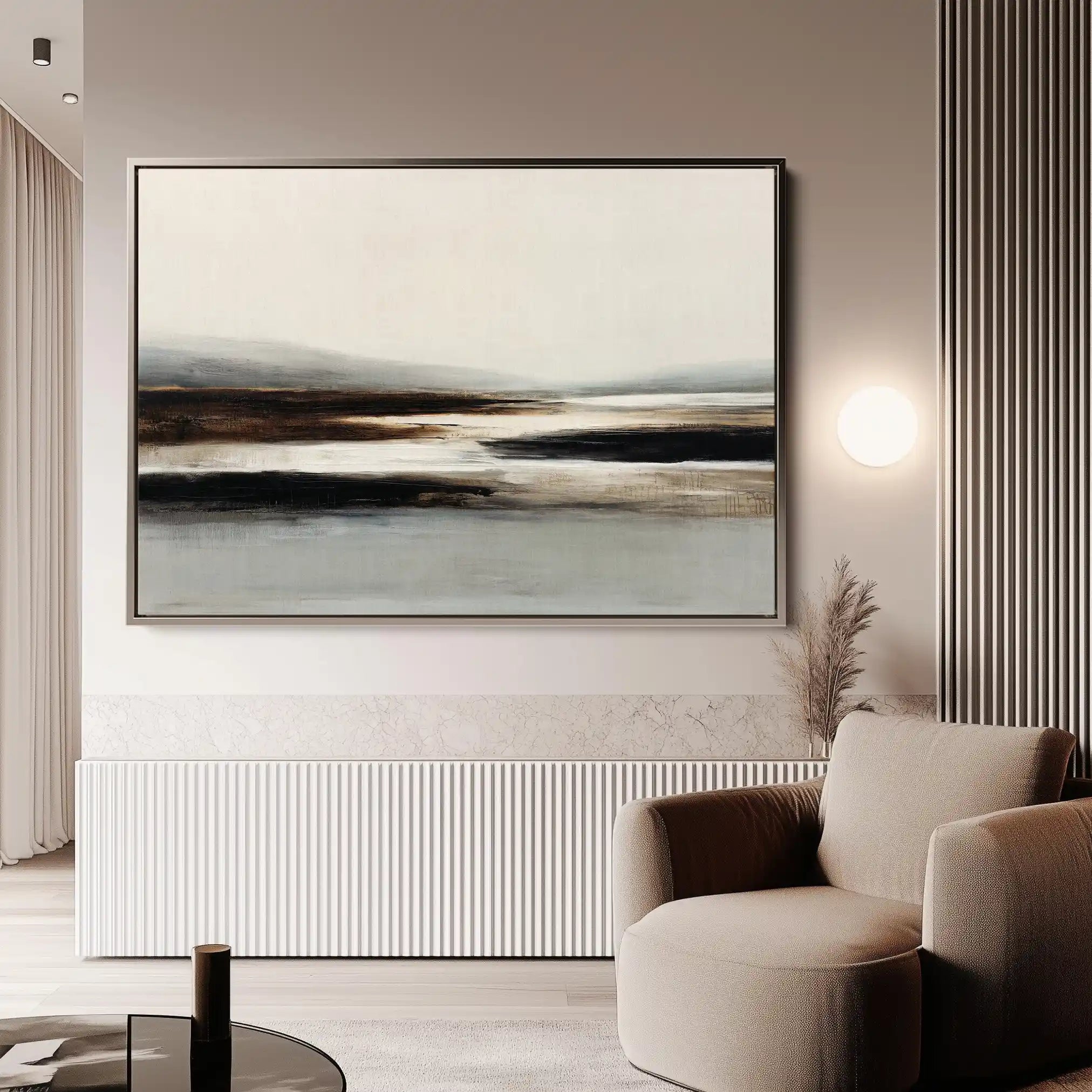 Abstract 1632 Canvas Art 60 x 40 cm / Stretched on hidden frame