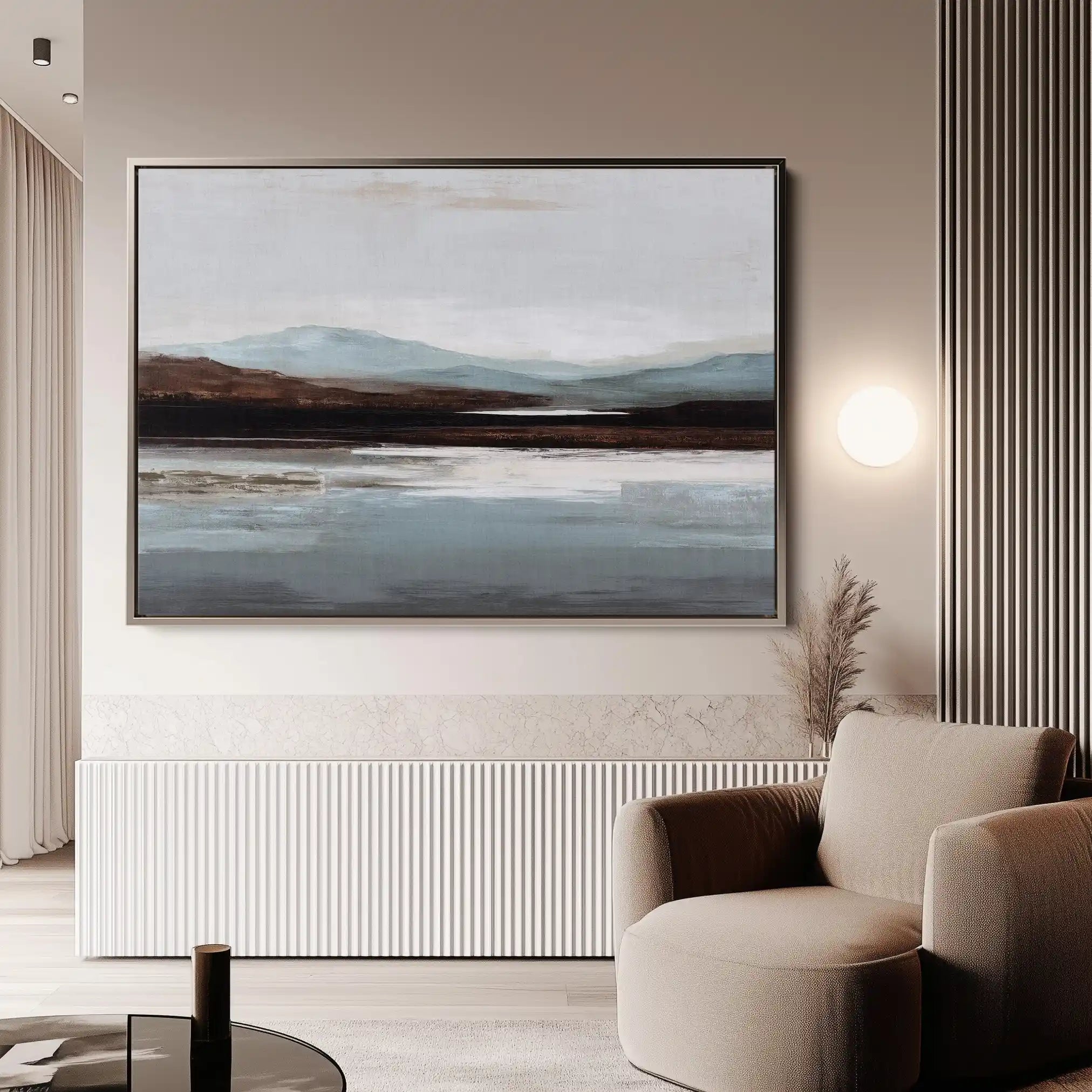 Abstract 1633 Canvas Art 60 x 40 cm / Stretched on hidden frame