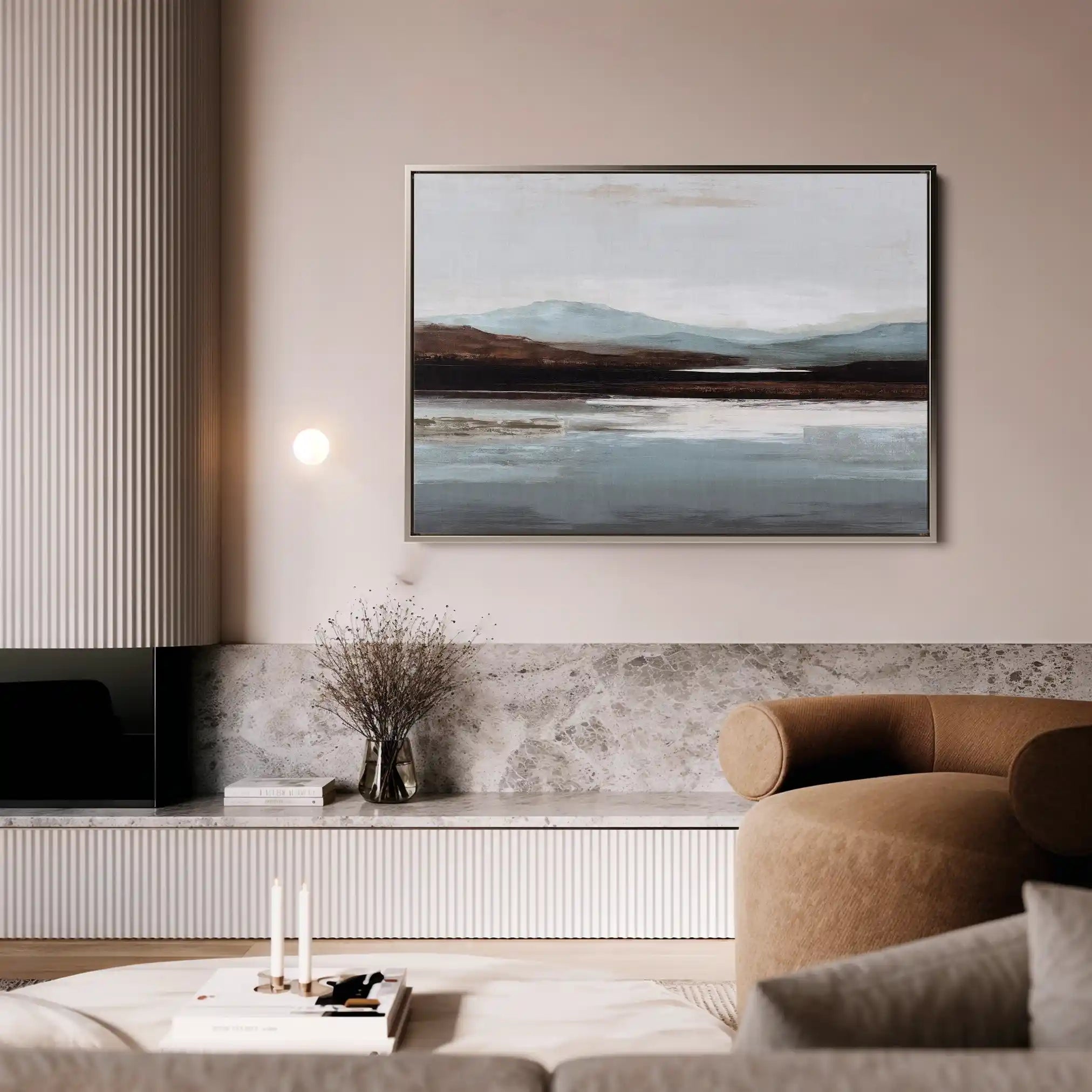Abstract 1633 Canvas Art 60 x 40 cm / Stretched on hidden frame