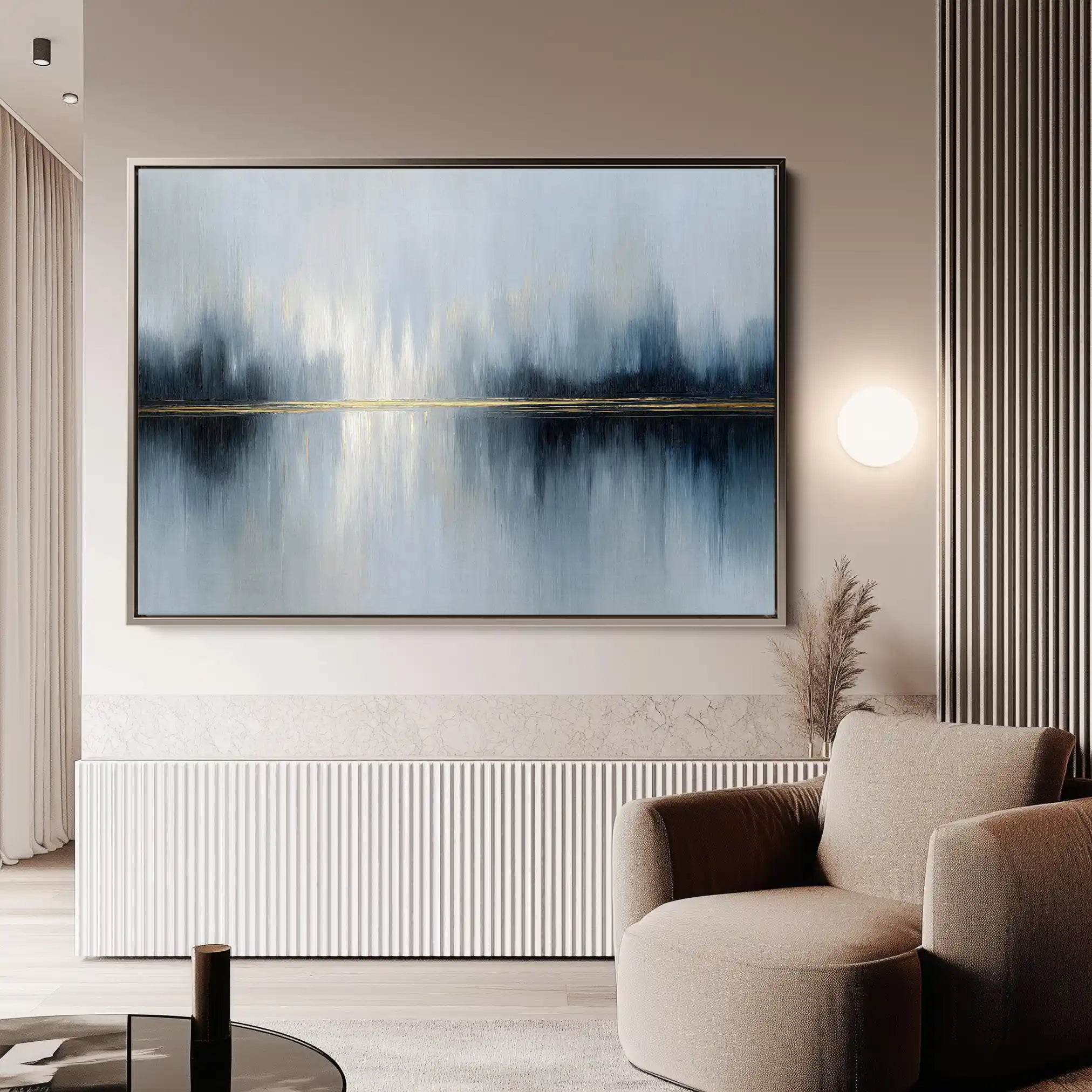 Abstract 1635 Canvas Art 60 x 40 cm / Stretched on hidden frame