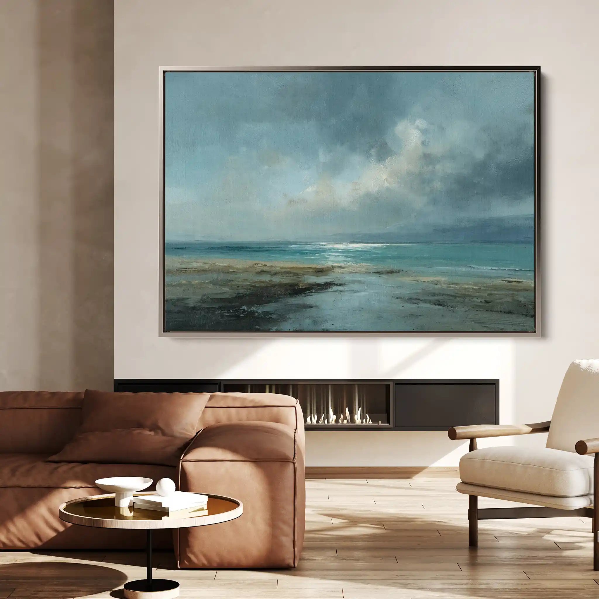 Abstract 1636 Canvas Art 60 x 40 cm / Stretched on hidden frame