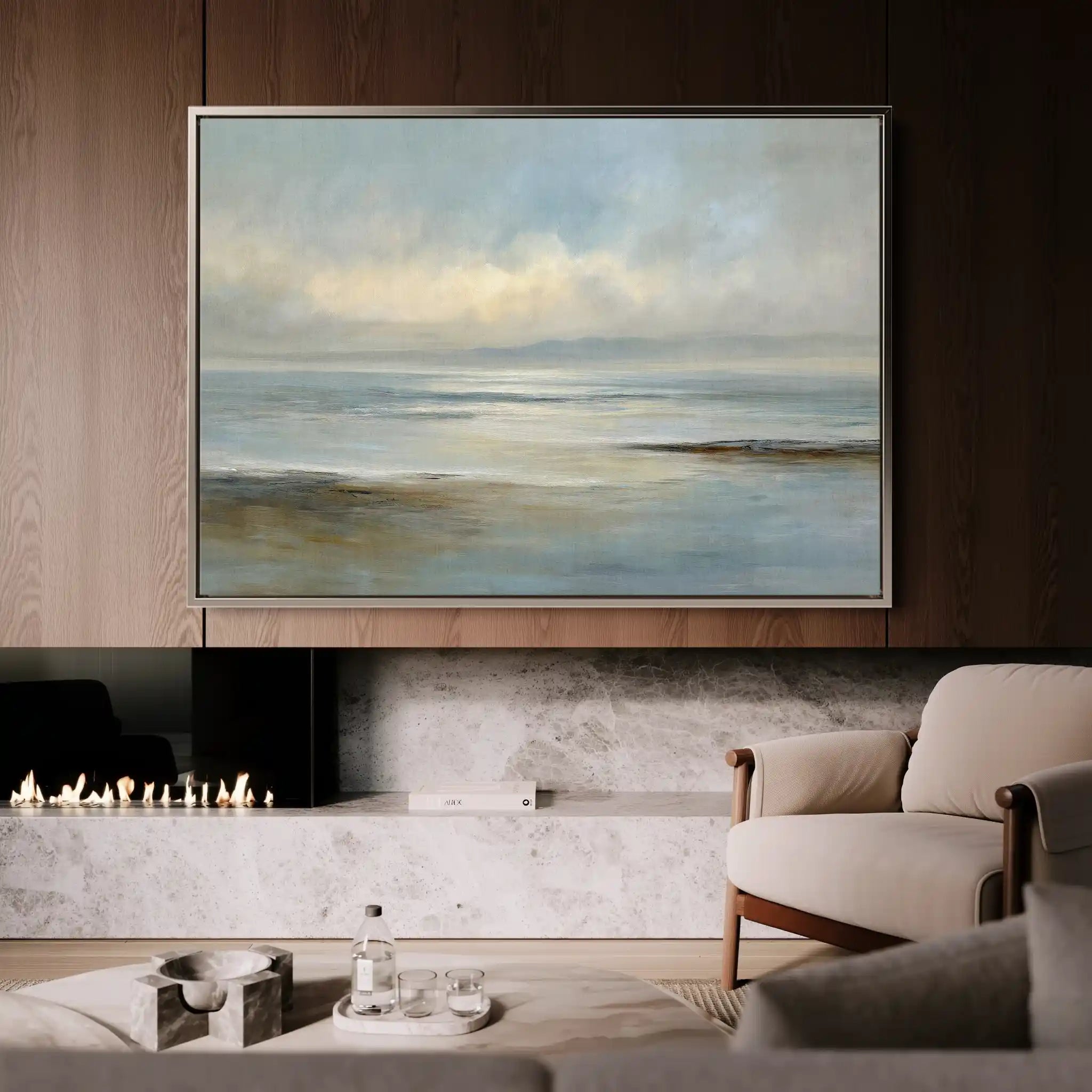 Abstract 1638 Canvas Art 60 x 40 cm / Stretched on hidden frame
