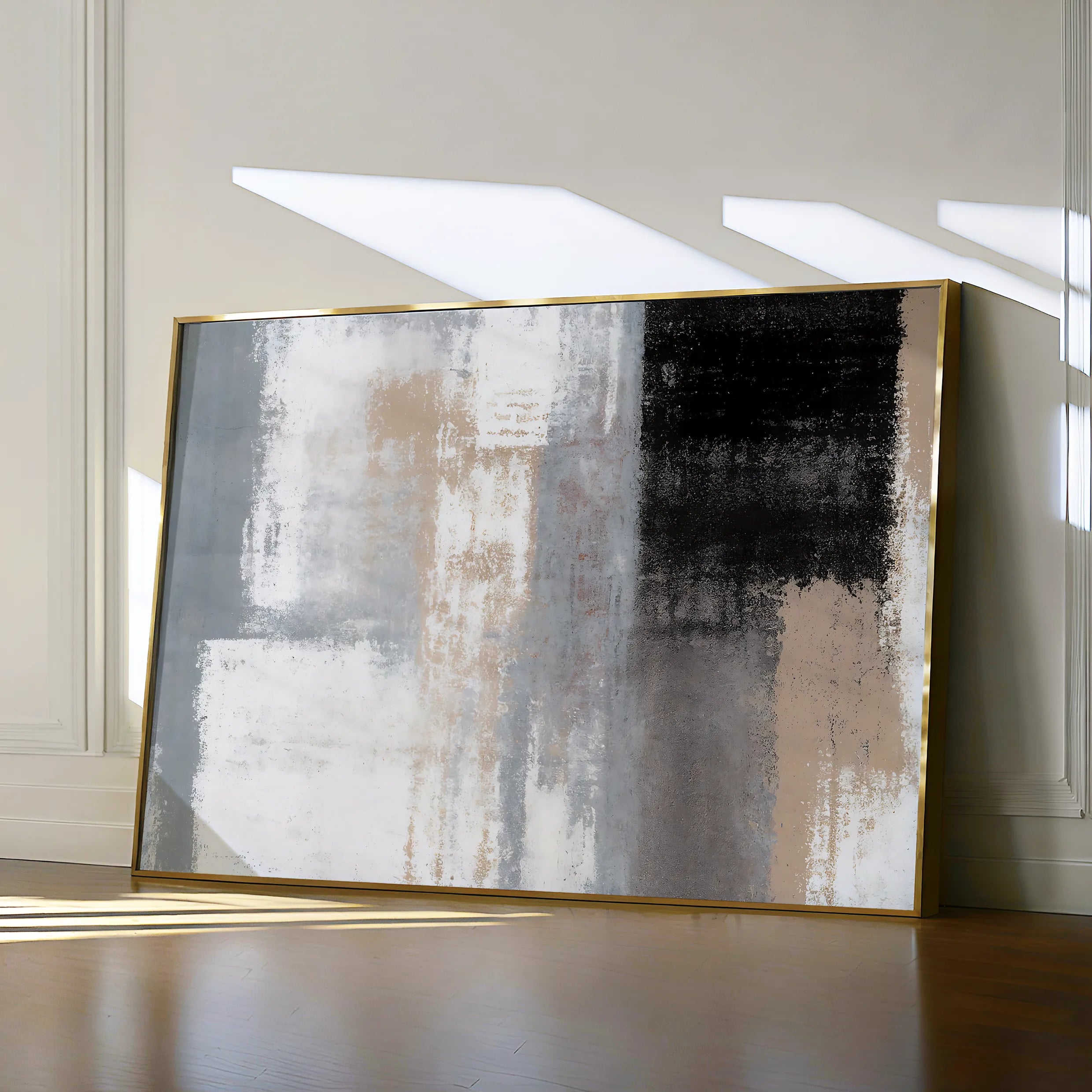 Abstract Canvas Wall Art WAD164-A 90 x 60 cm / Stretched on hidden frame