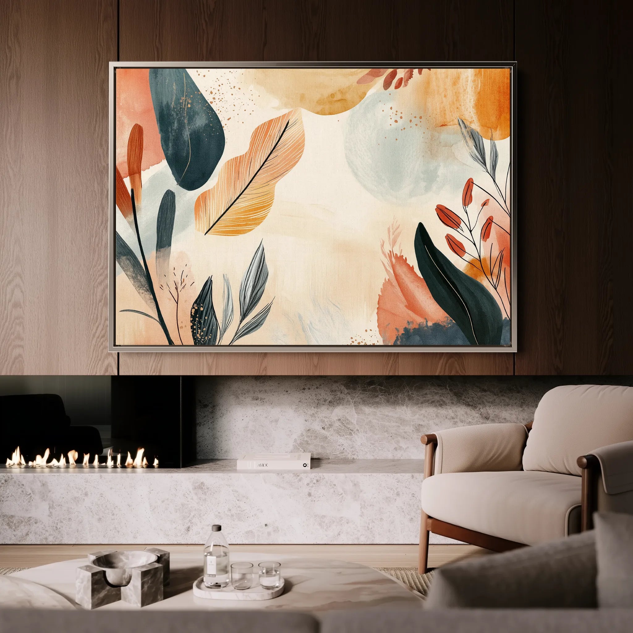 Boho Canvas Wall Art WAD164-BH 90 x 60 cm / Stretched on hidden frame