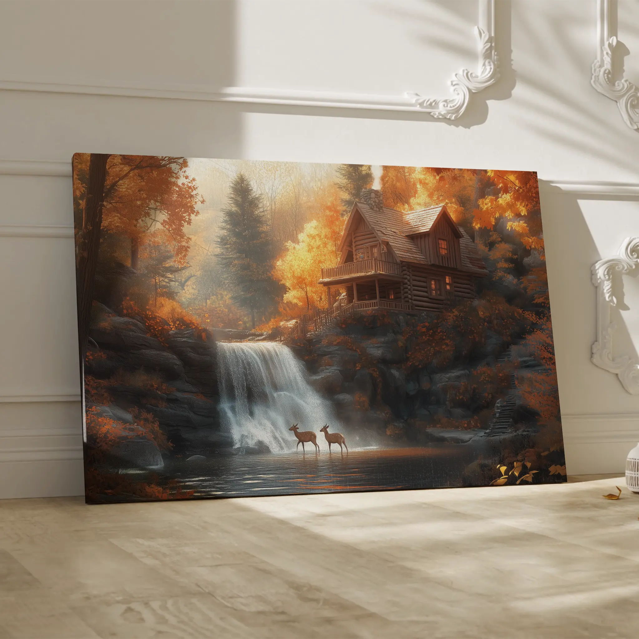 Landscape Canvas Wall Art WAD164-L 90 x 60 cm / Stretched on hidden frame