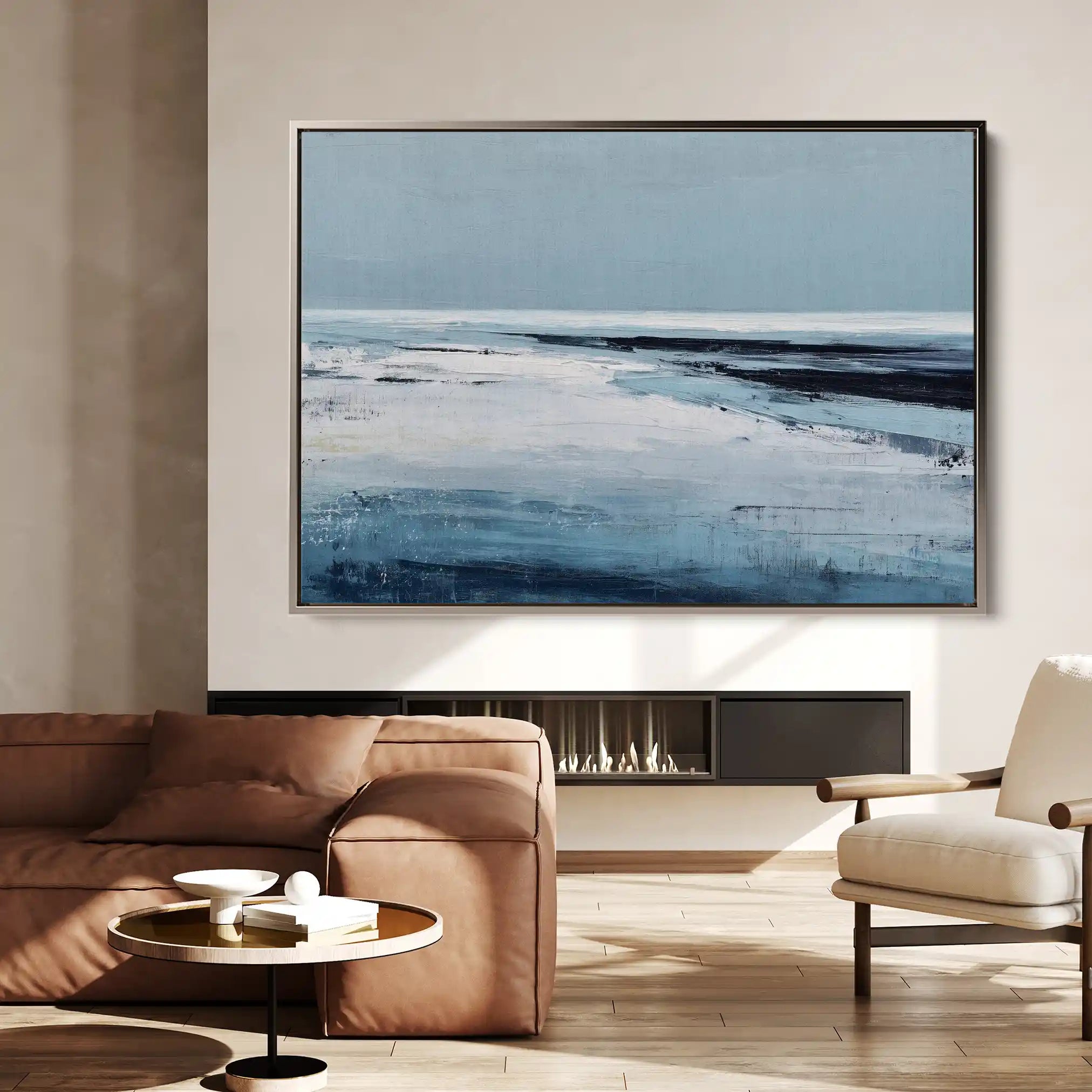 Abstract 1640 Canvas Art 60 x 40 cm / Stretched on hidden frame