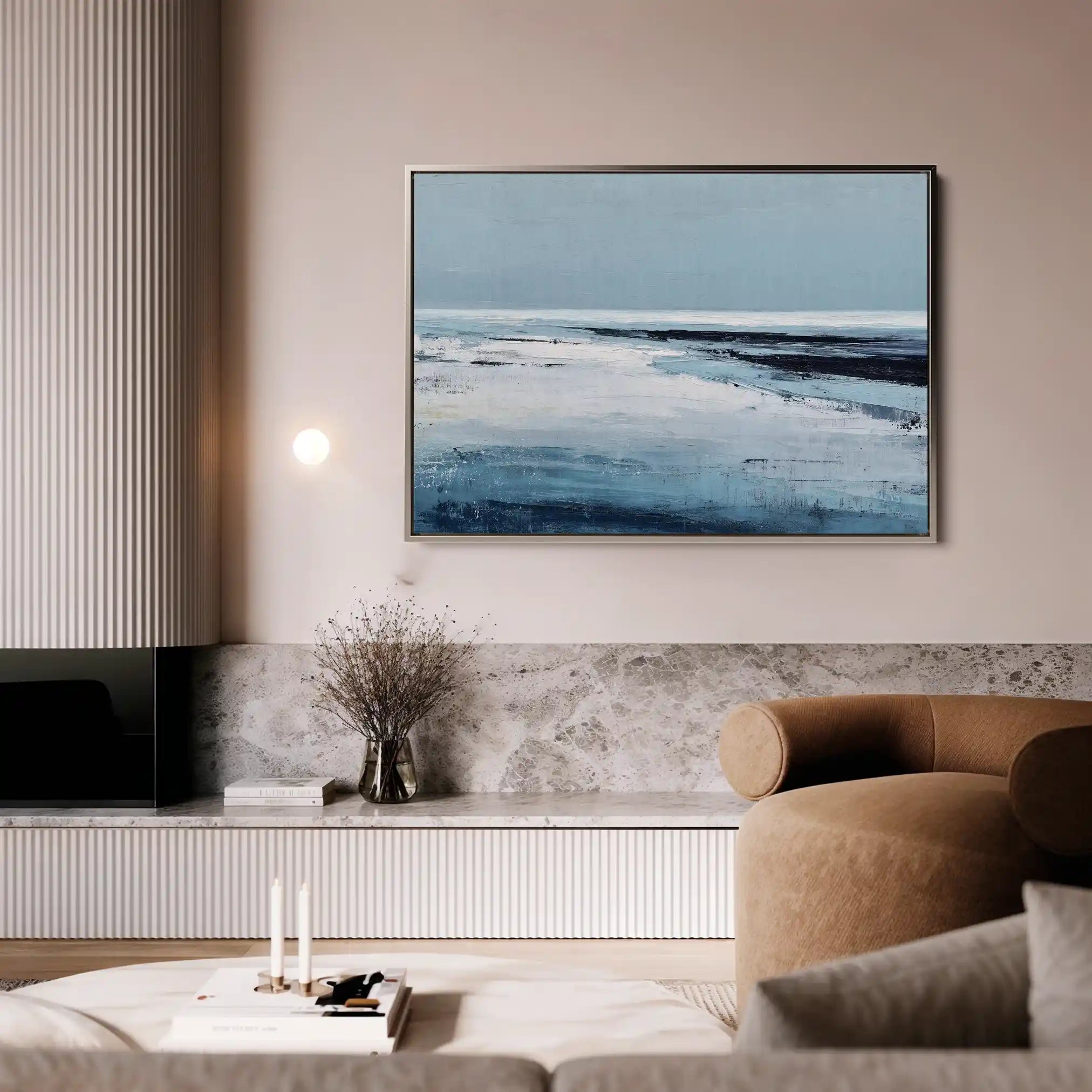 Abstract 1640 Canvas Art 60 x 40 cm / Stretched on hidden frame