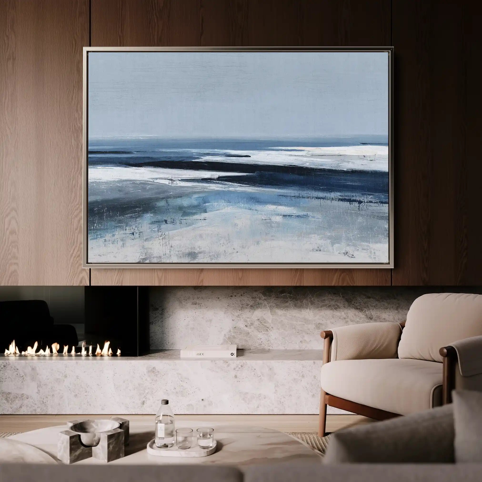 Abstract 1642 Canvas Art 60 x 40 cm / Stretched on hidden frame