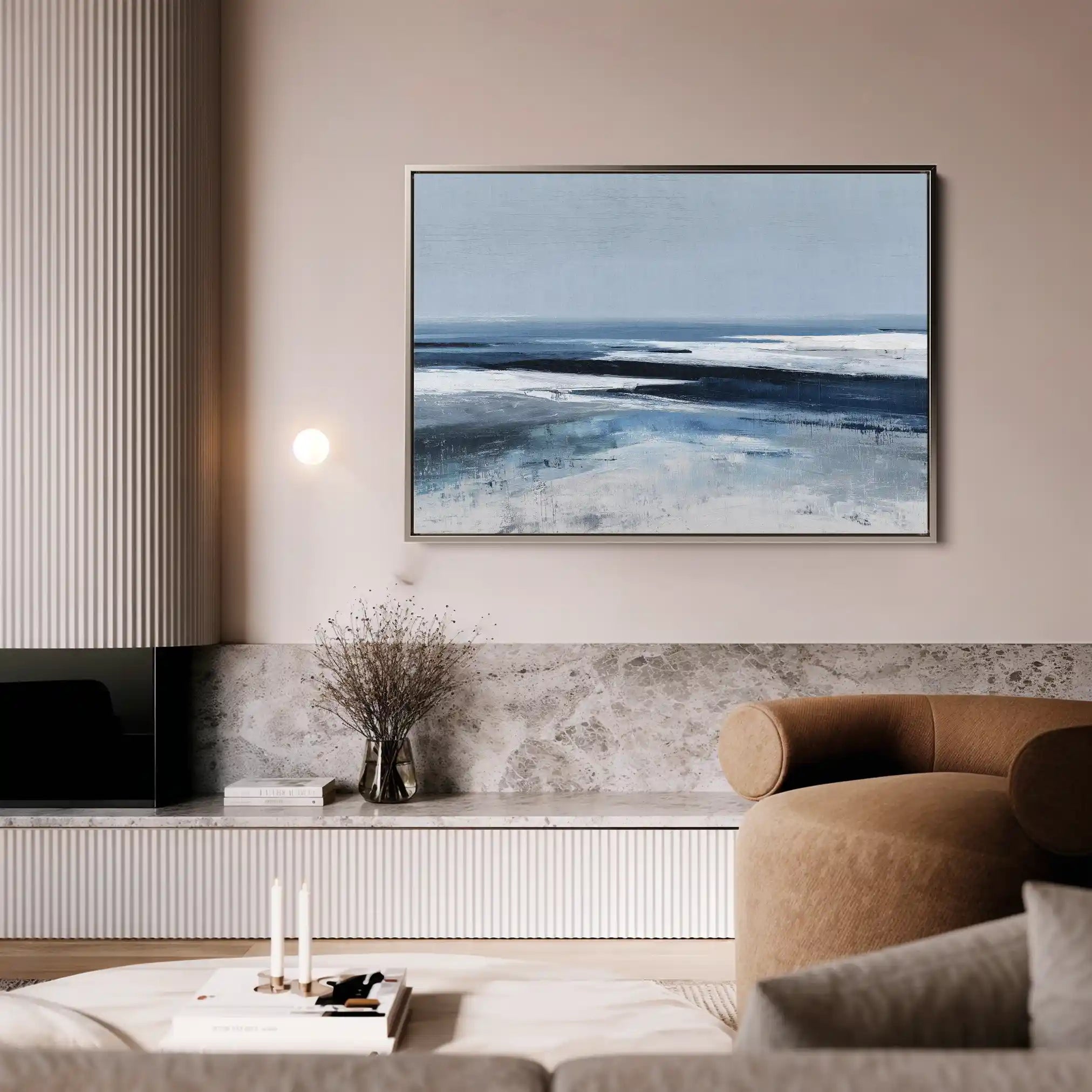 Abstract 1642 Canvas Art 60 x 40 cm / Stretched on hidden frame