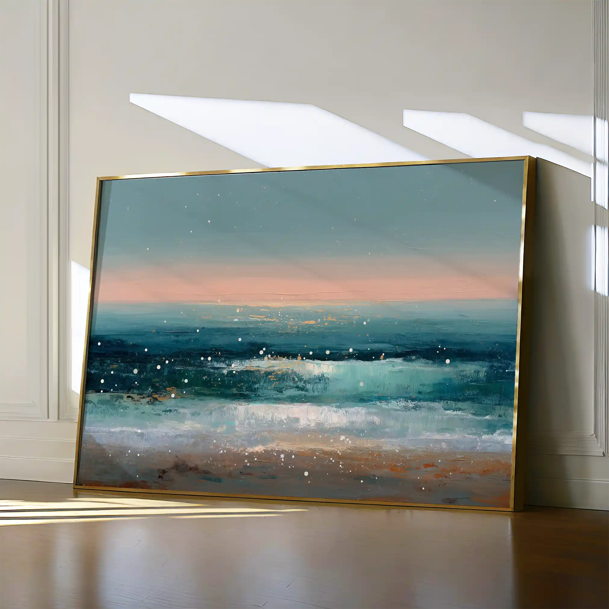 Abstract 1645 Canvas Art 60 x 40 cm / Stretched on hidden frame