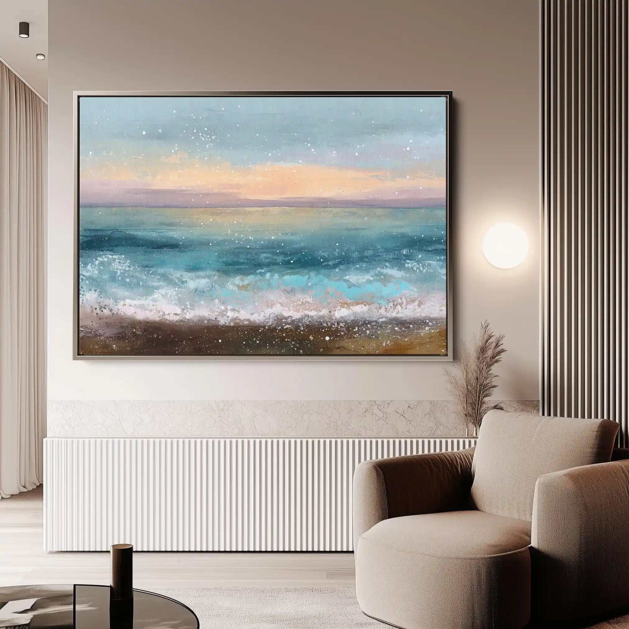 Abstract 1646 Canvas Art 60 x 40 cm / Stretched on hidden frame