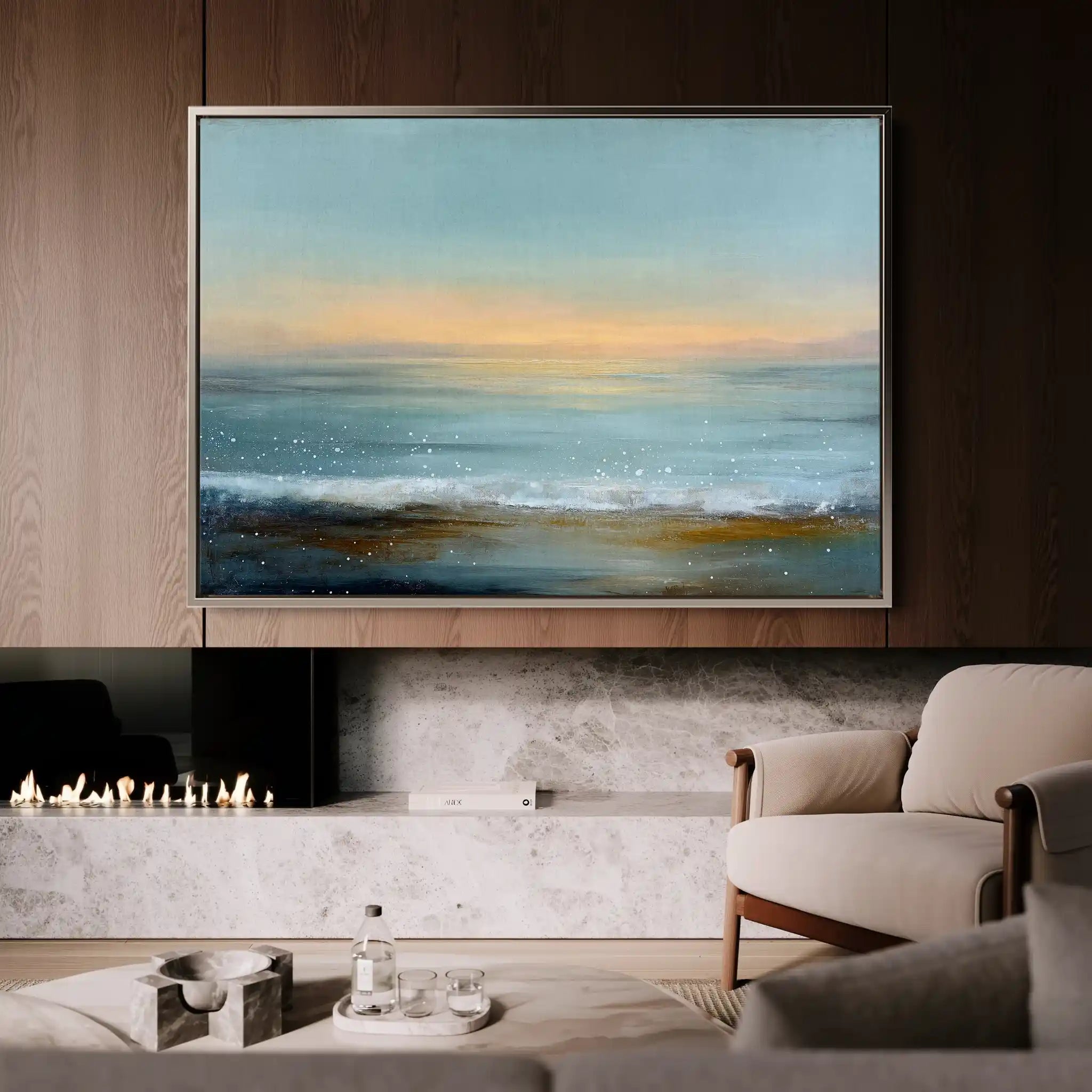 Abstract 1648 Canvas Art 60 x 40 cm / Stretched on hidden frame
