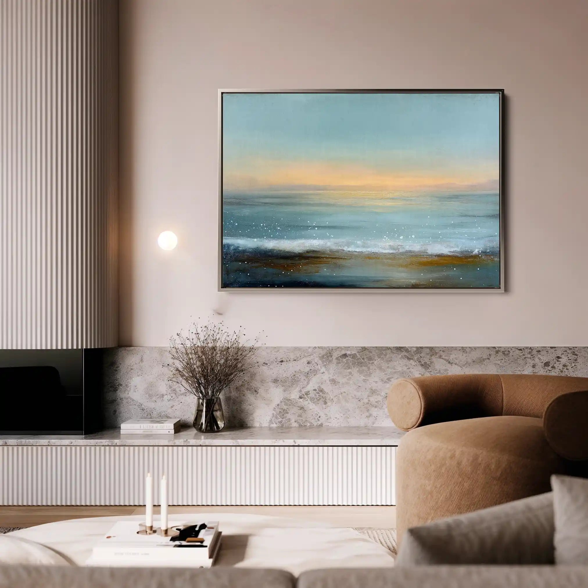 Abstract 1648 Canvas Art 60 x 40 cm / Stretched on hidden frame