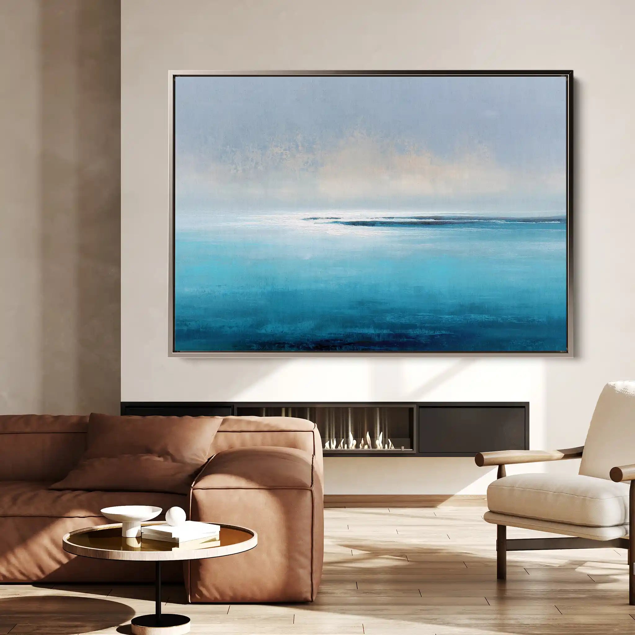 Abstract 1649 Canvas Art 60 x 40 cm / Stretched on hidden frame