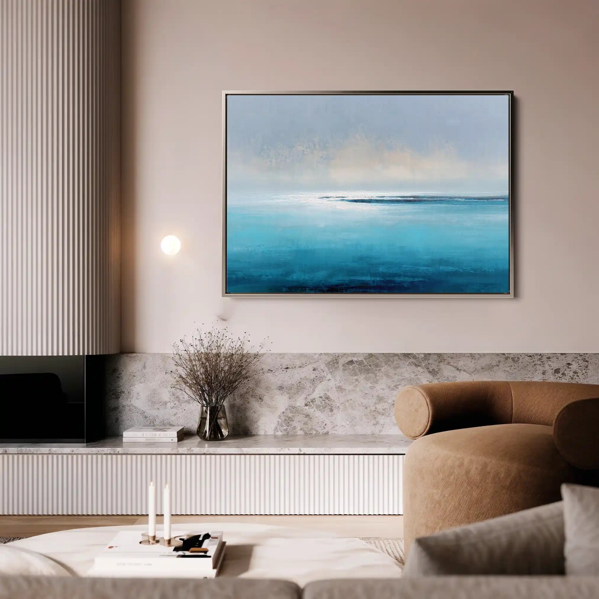 Abstract 1649 Canvas Art 60 x 40 cm / Stretched on hidden frame