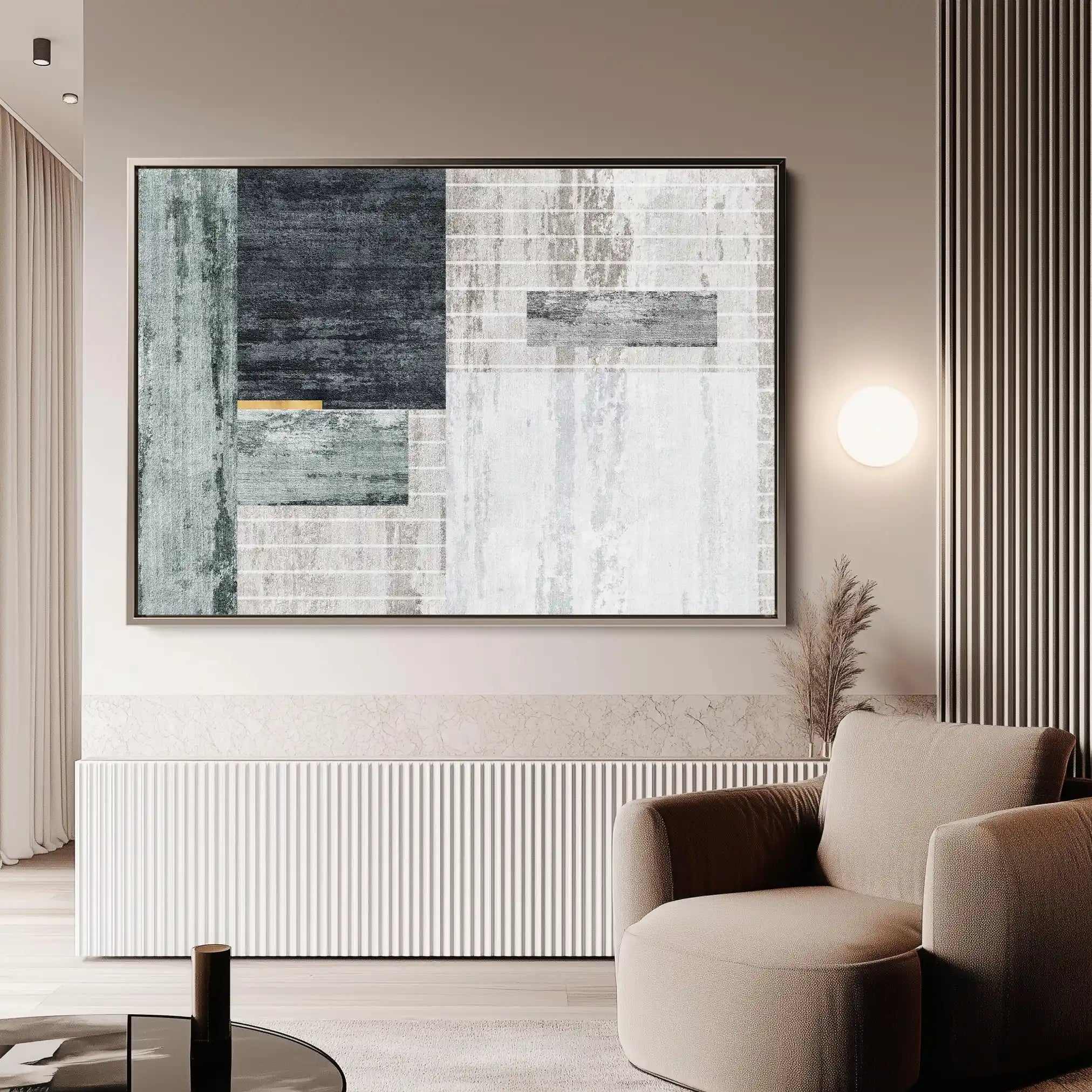 Abstract 165 Canvas Art 60 x 40 cm / Stretched on hidden frame