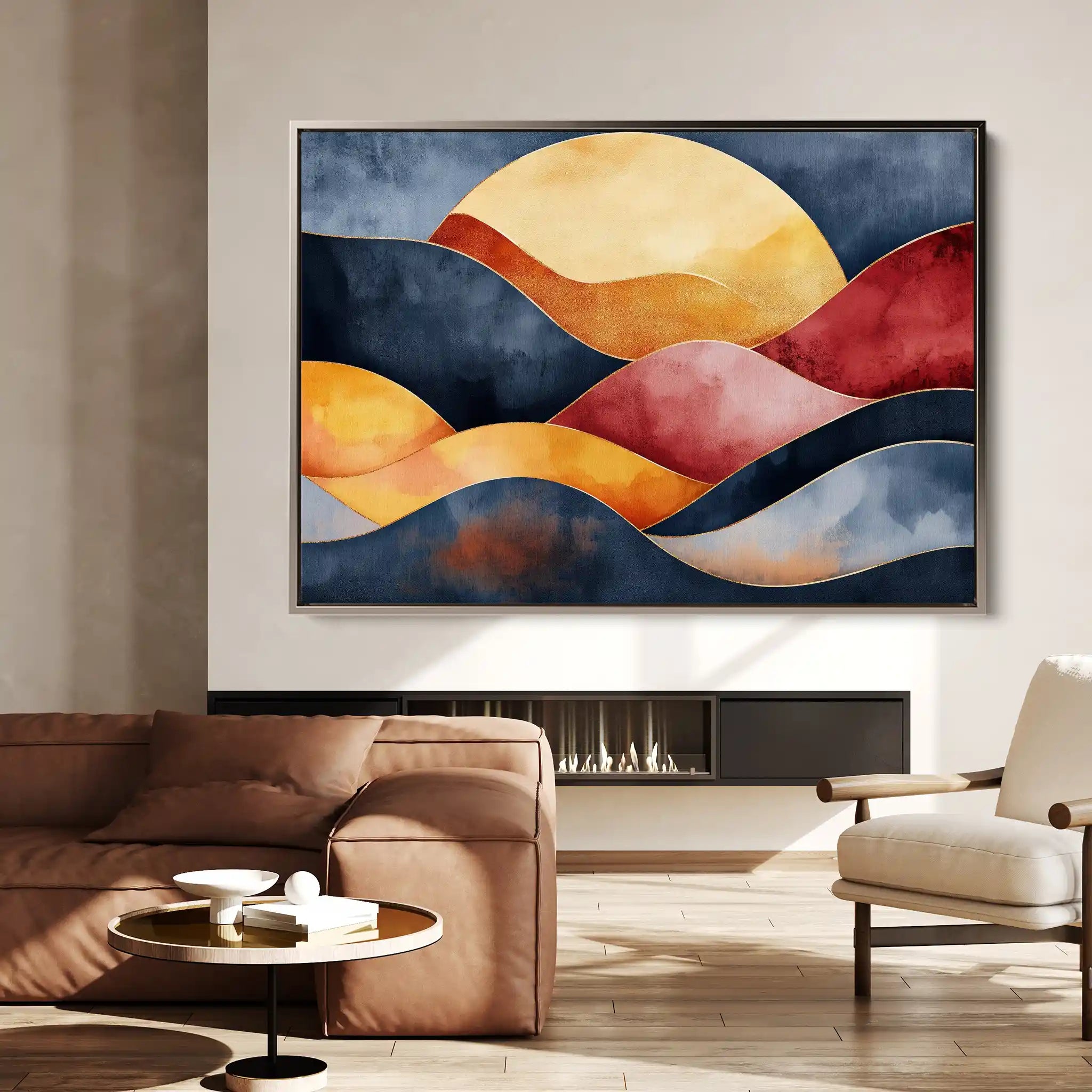 Boho 165 Canvas Art 90 x 60 cm / Stretched on hidden frame