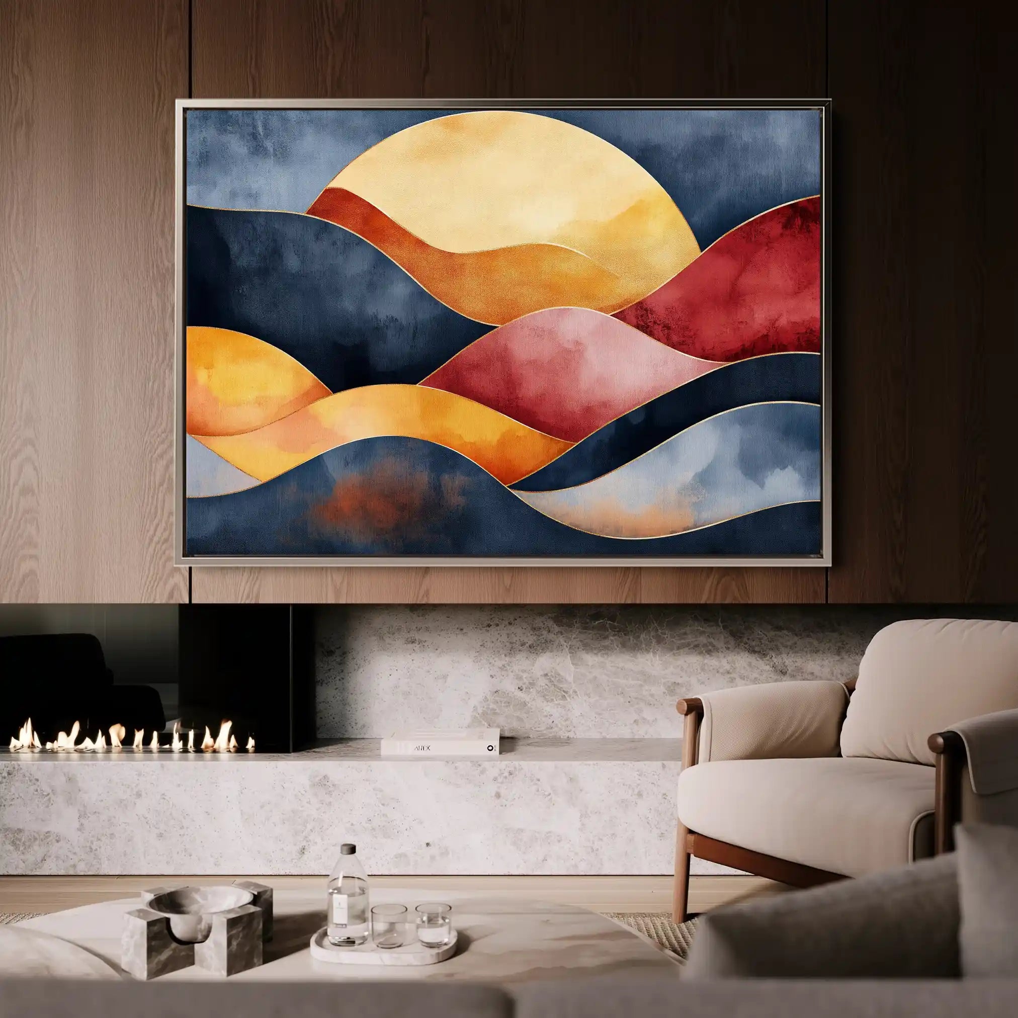 Boho 165 Canvas Art 90 x 60 cm / Stretched on hidden frame