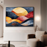 Boho 165 Canvas Art 90 x 60 cm / Stretched on hidden frame