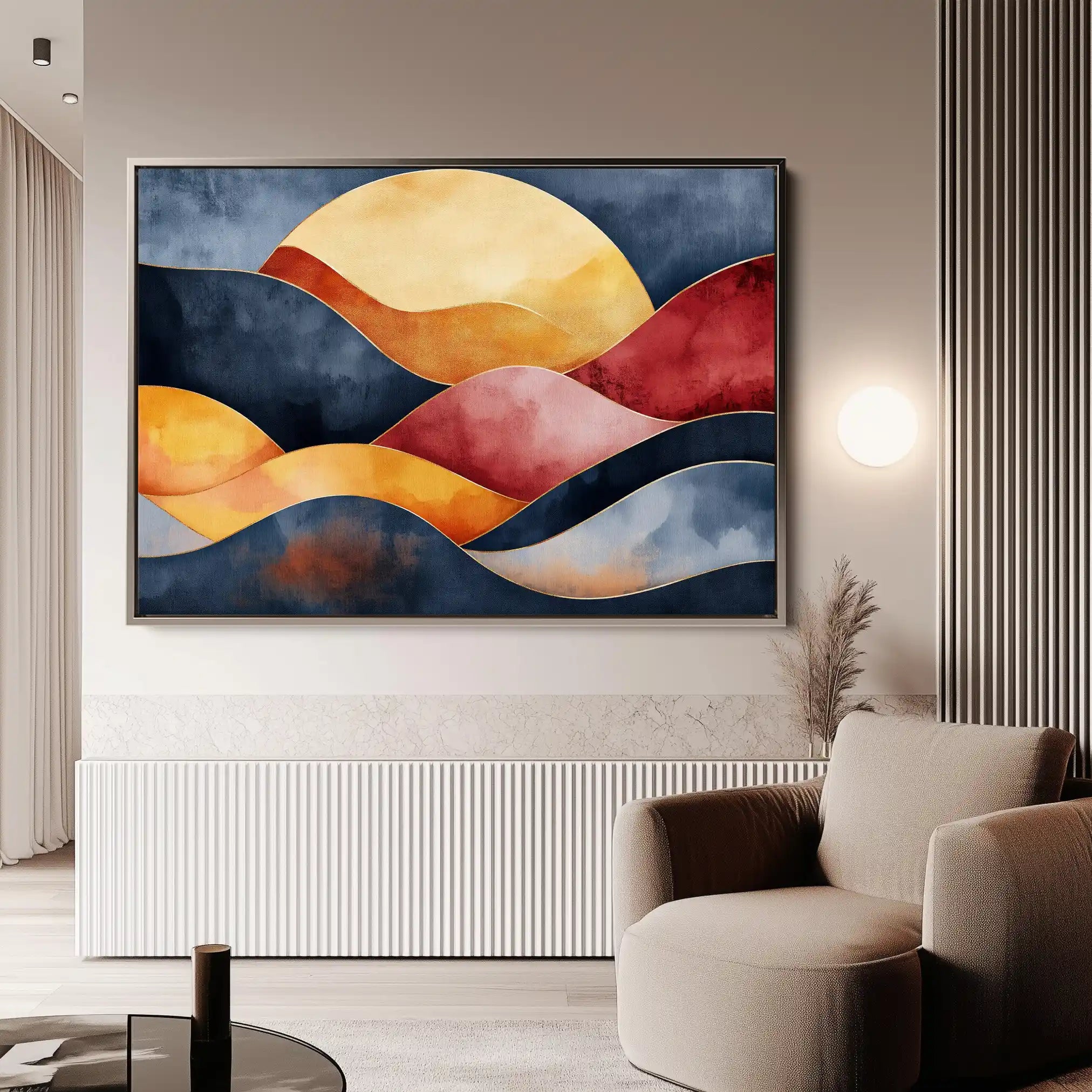 Boho 165 Canvas Art 90 x 60 cm / Stretched on hidden frame