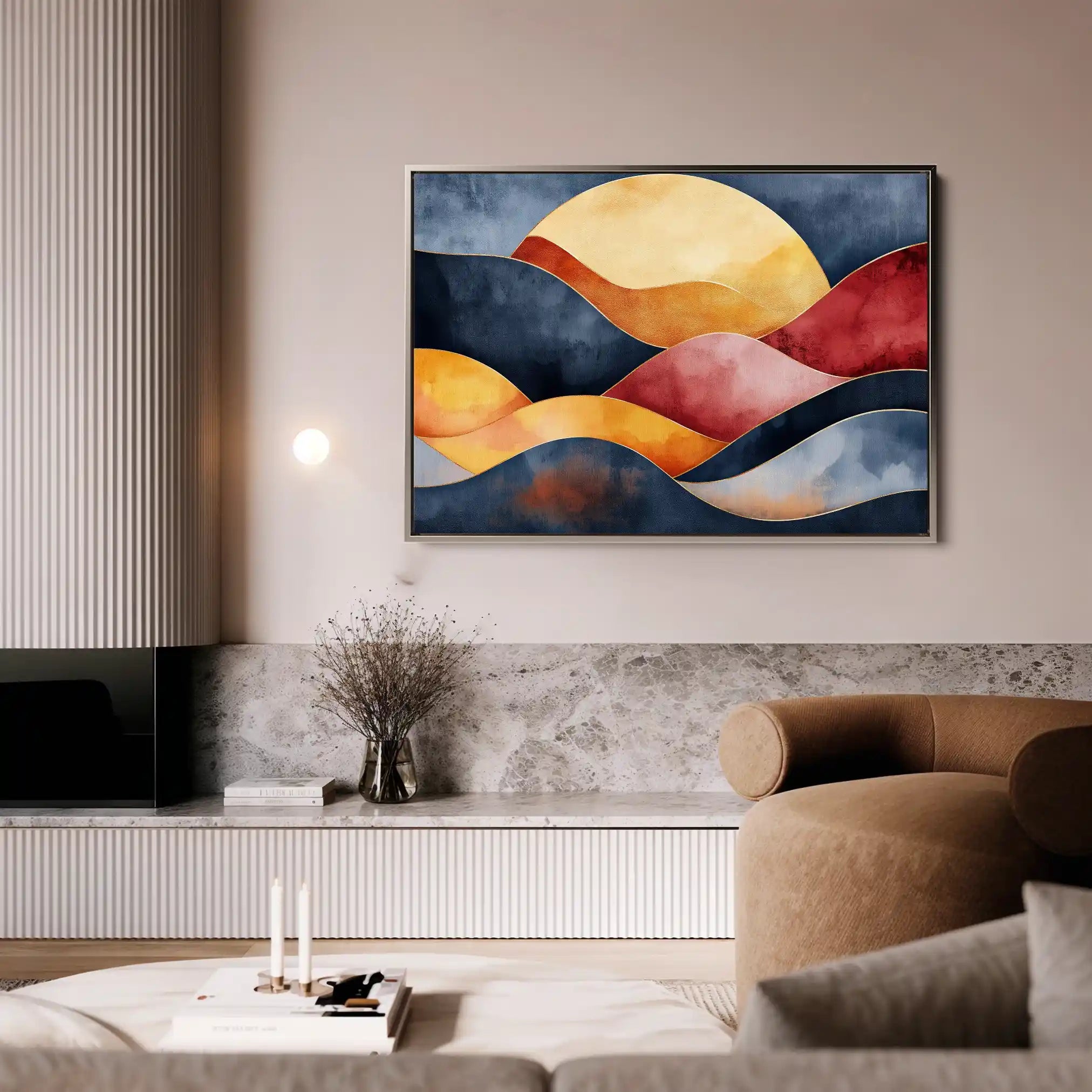 Boho 165 Canvas Art 90 x 60 cm / Stretched on hidden frame