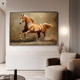 Horses 165 Canvas Art 90 x 60 cm / Stretched on hidden frame