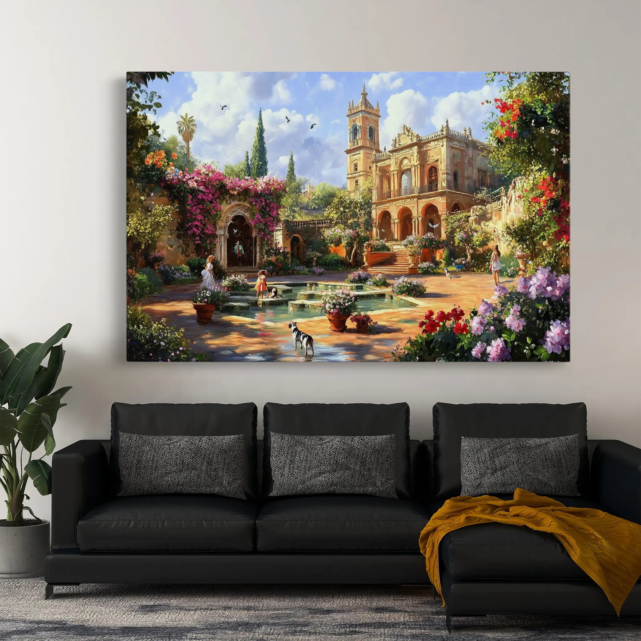 Landscape Canvas Wall Art WAD165-L 90 x 60 cm / Stretched on hidden frame