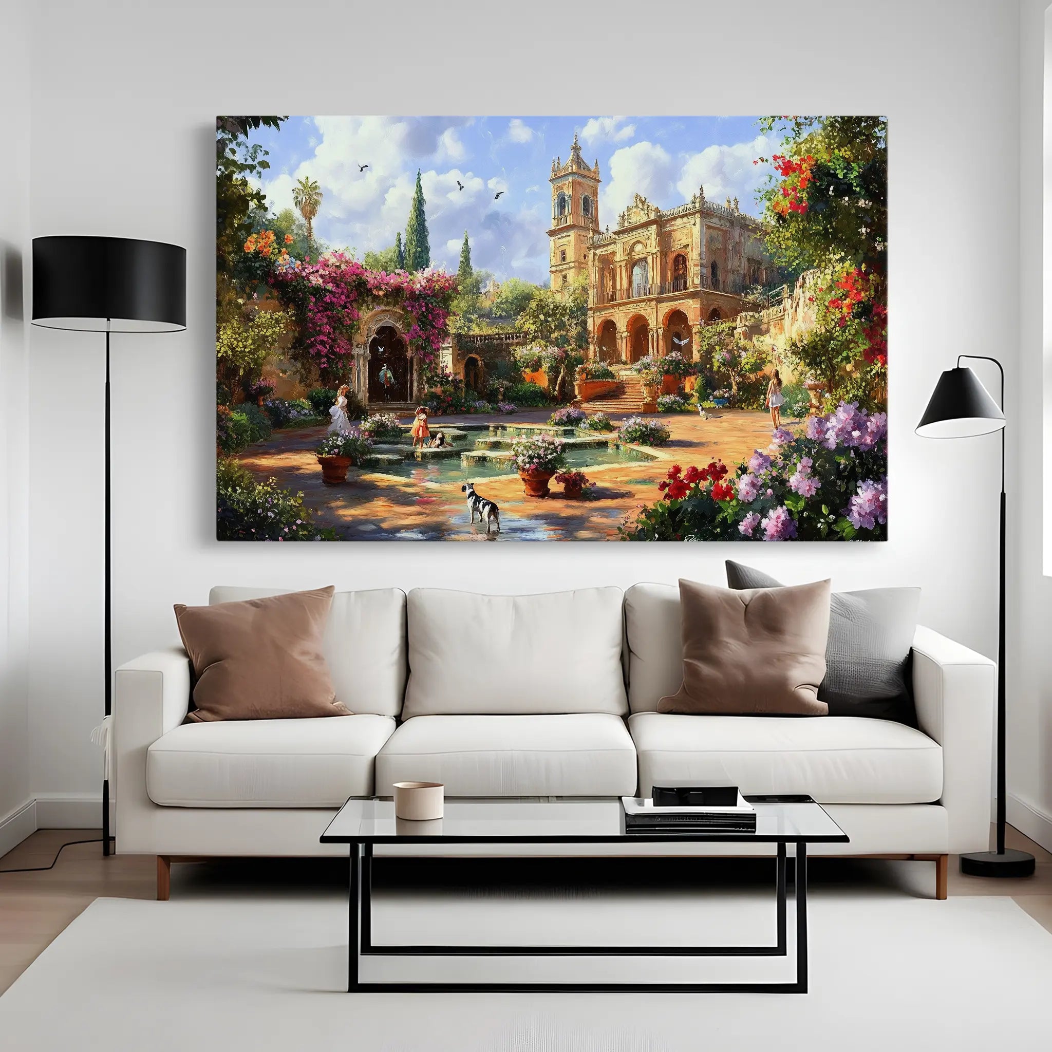 Landscape Canvas Wall Art WAD165-L 90 x 60 cm / Stretched on hidden frame