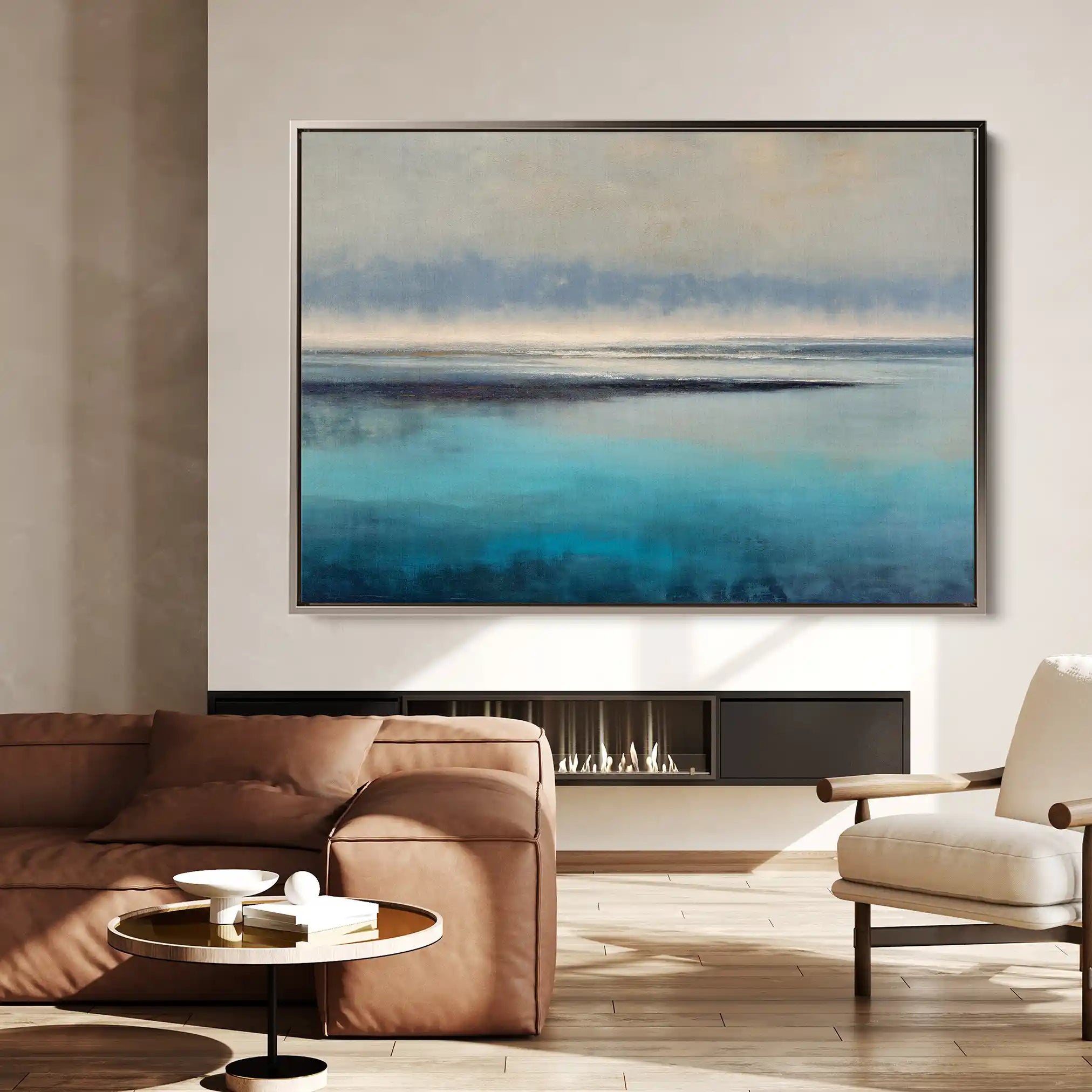 Abstract 1650 Canvas Art 60 x 40 cm / Stretched on hidden frame