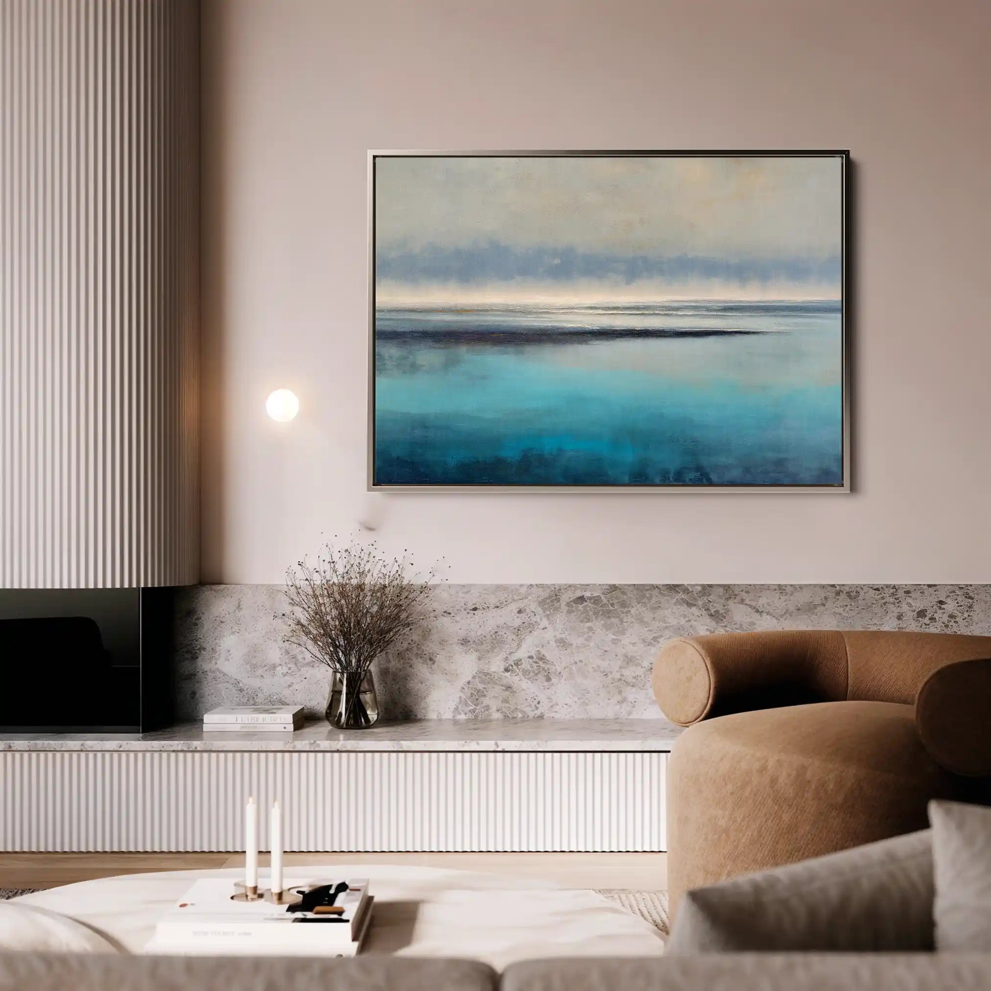 Abstract 1650 Canvas Art 60 x 40 cm / Stretched on hidden frame