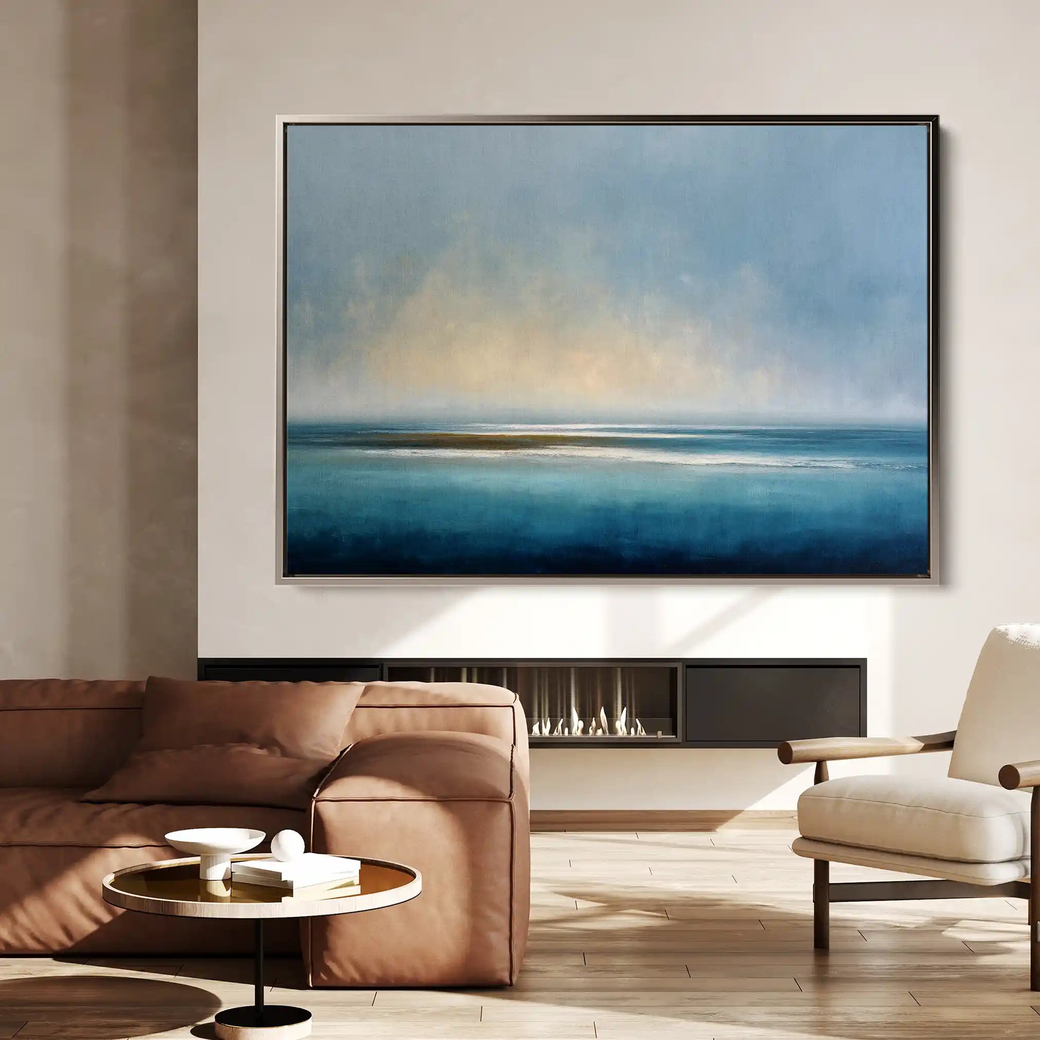 Abstract 1651 Canvas Art 60 x 40 cm / Stretched on hidden frame