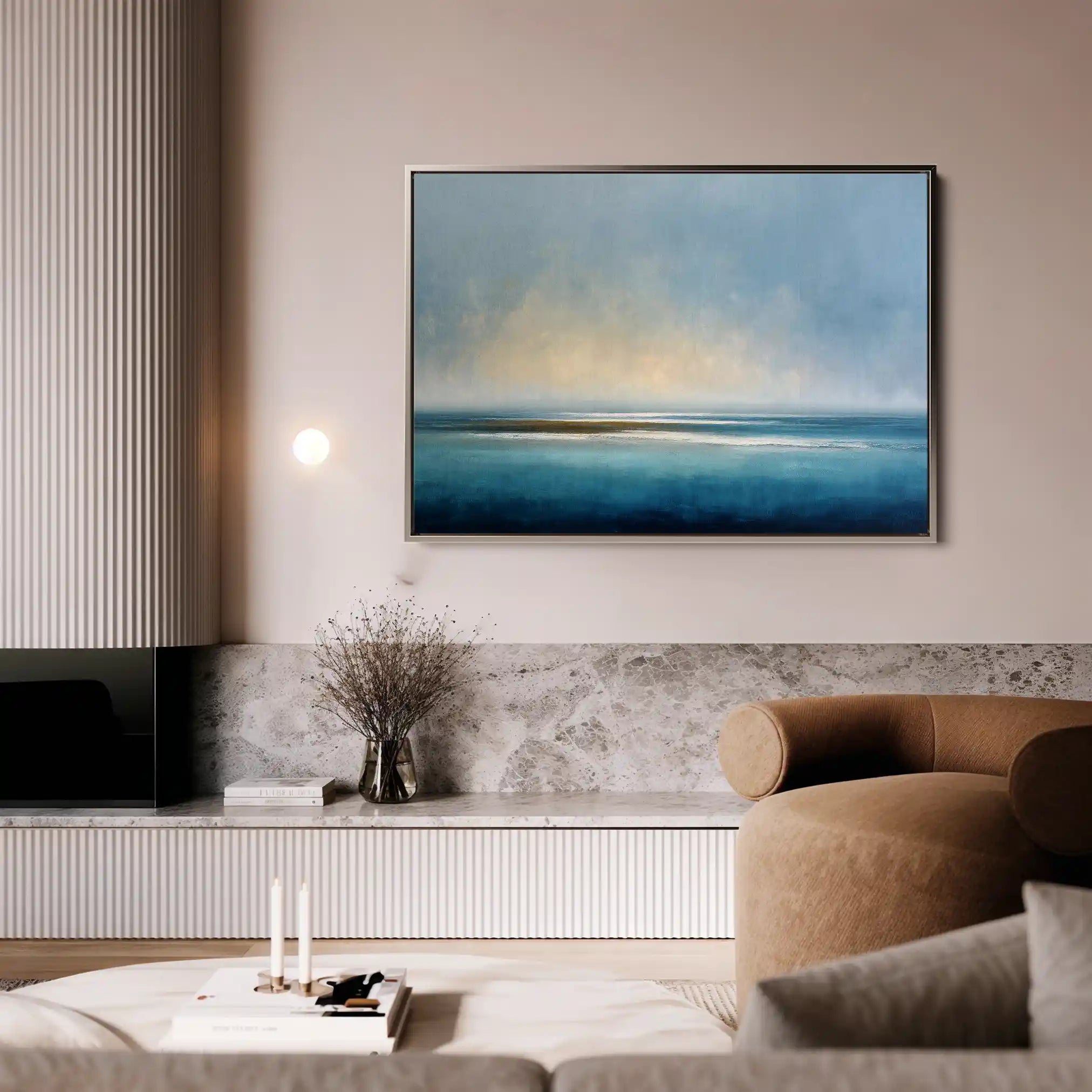 Abstract 1651 Canvas Art 60 x 40 cm / Stretched on hidden frame