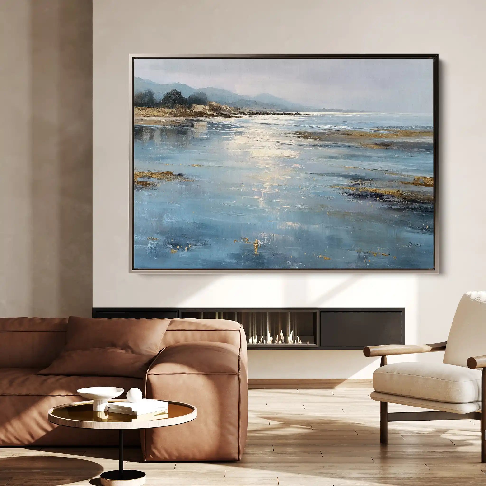 Abstract 1652 Canvas Art 60 x 40 cm / Stretched on hidden frame