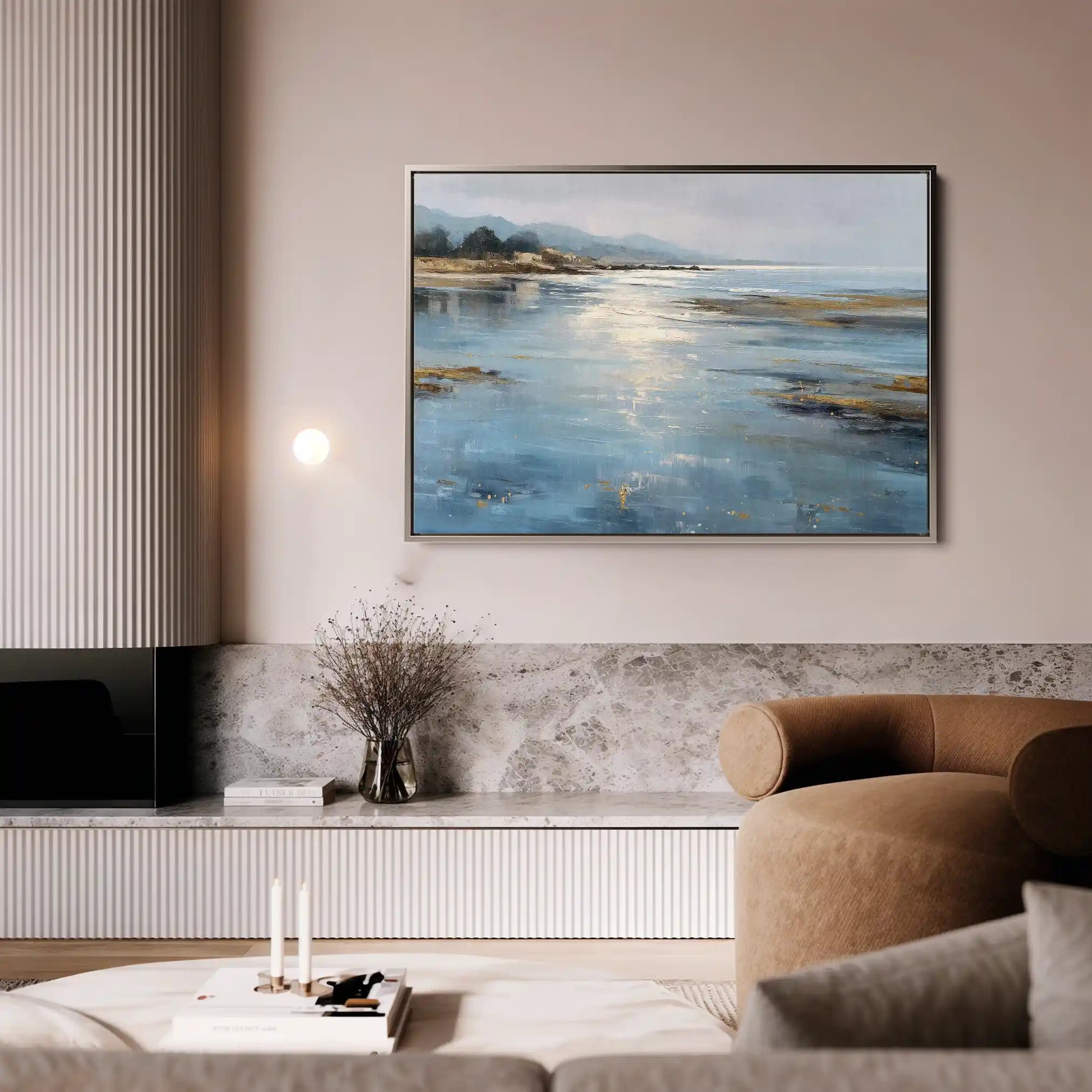 Abstract 1652 Canvas Art 60 x 40 cm / Stretched on hidden frame