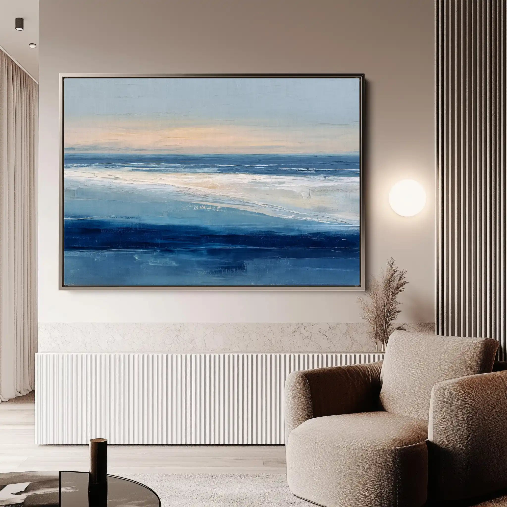 Abstract 1653 Canvas Art 60 x 40 cm / Stretched on hidden frame